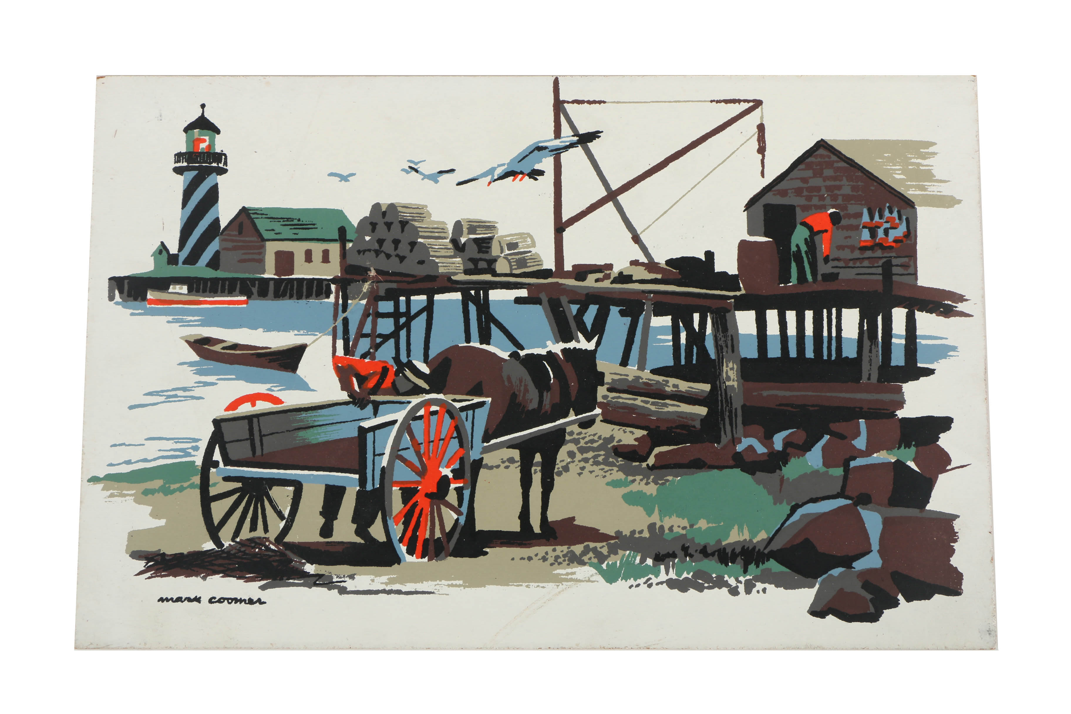 Assortment of Mark Coomer Limited Edition Serigraphs on Board of Landscapes