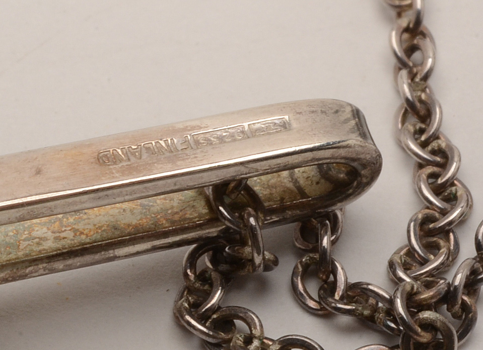 Sterling Silver and Tiger's Eye Necklace