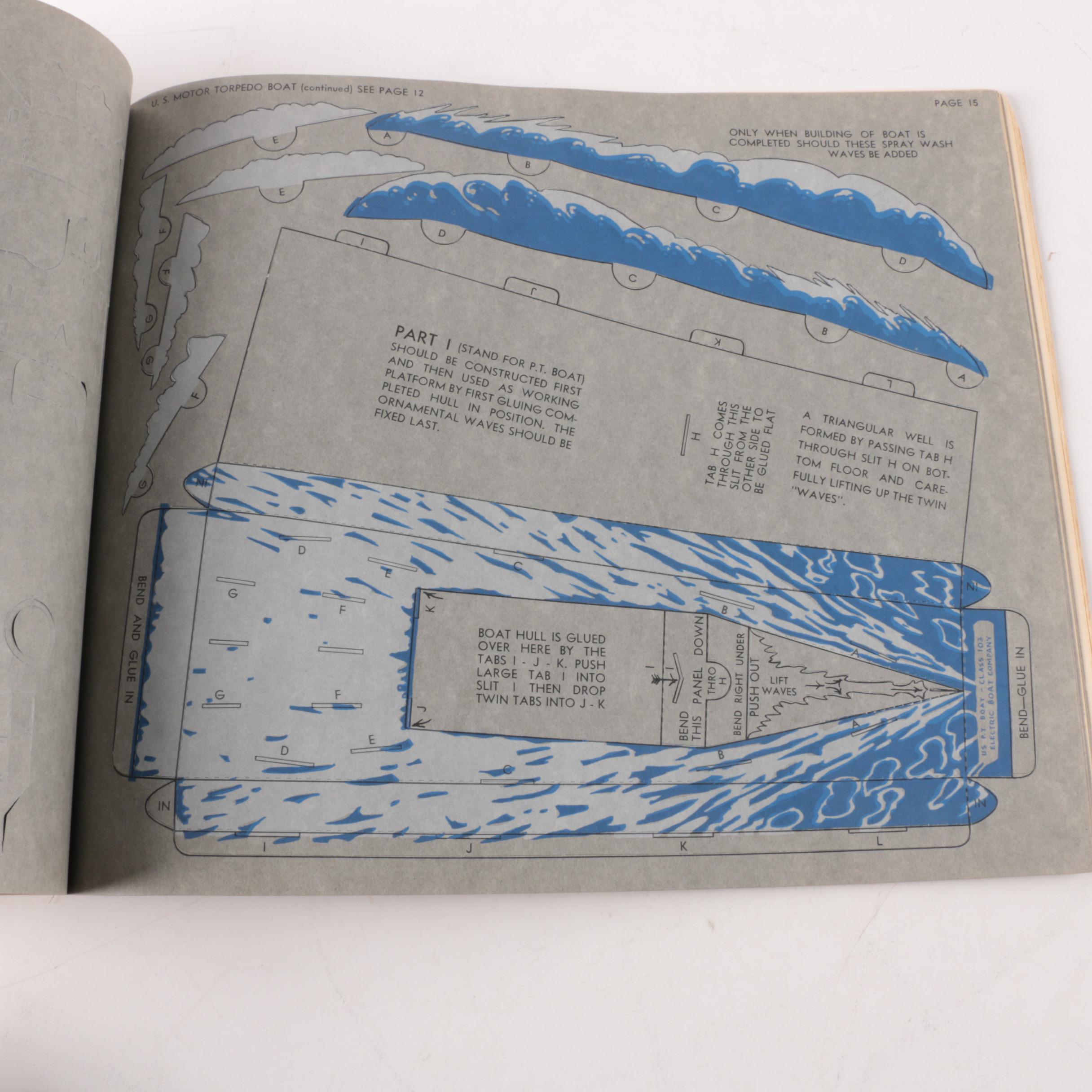 "Rigby's Easy-to-Build Models of Naval Craft" 1944 Model Book