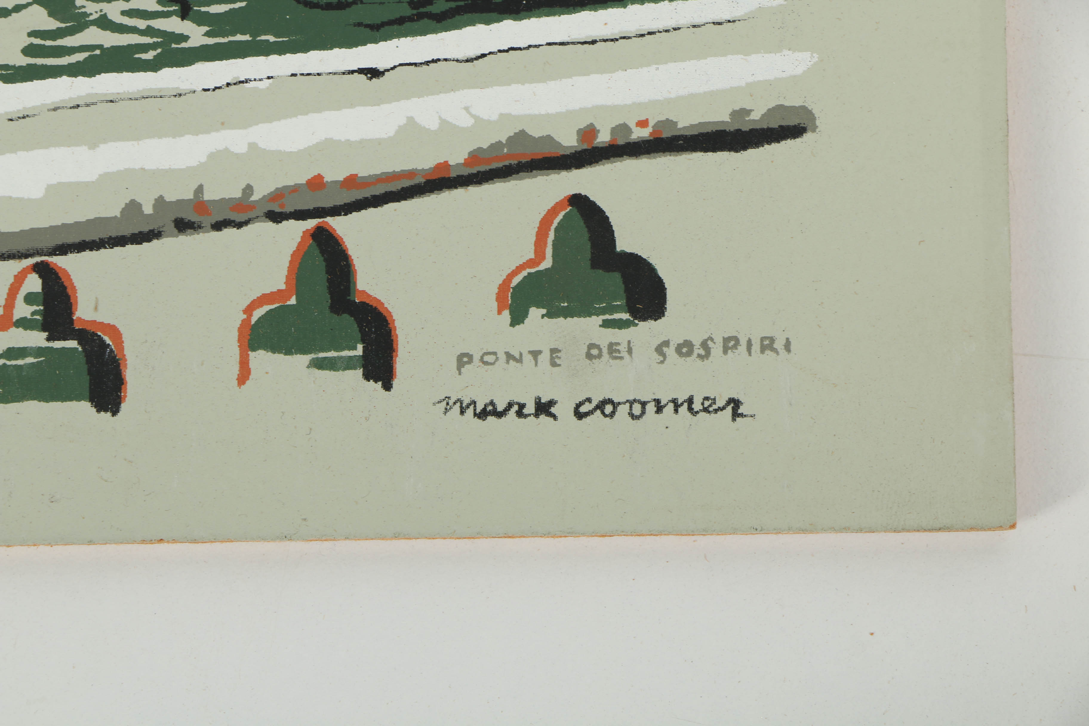 Collection of Mark Coomer Serigraphs on Boards of Genre Scenes