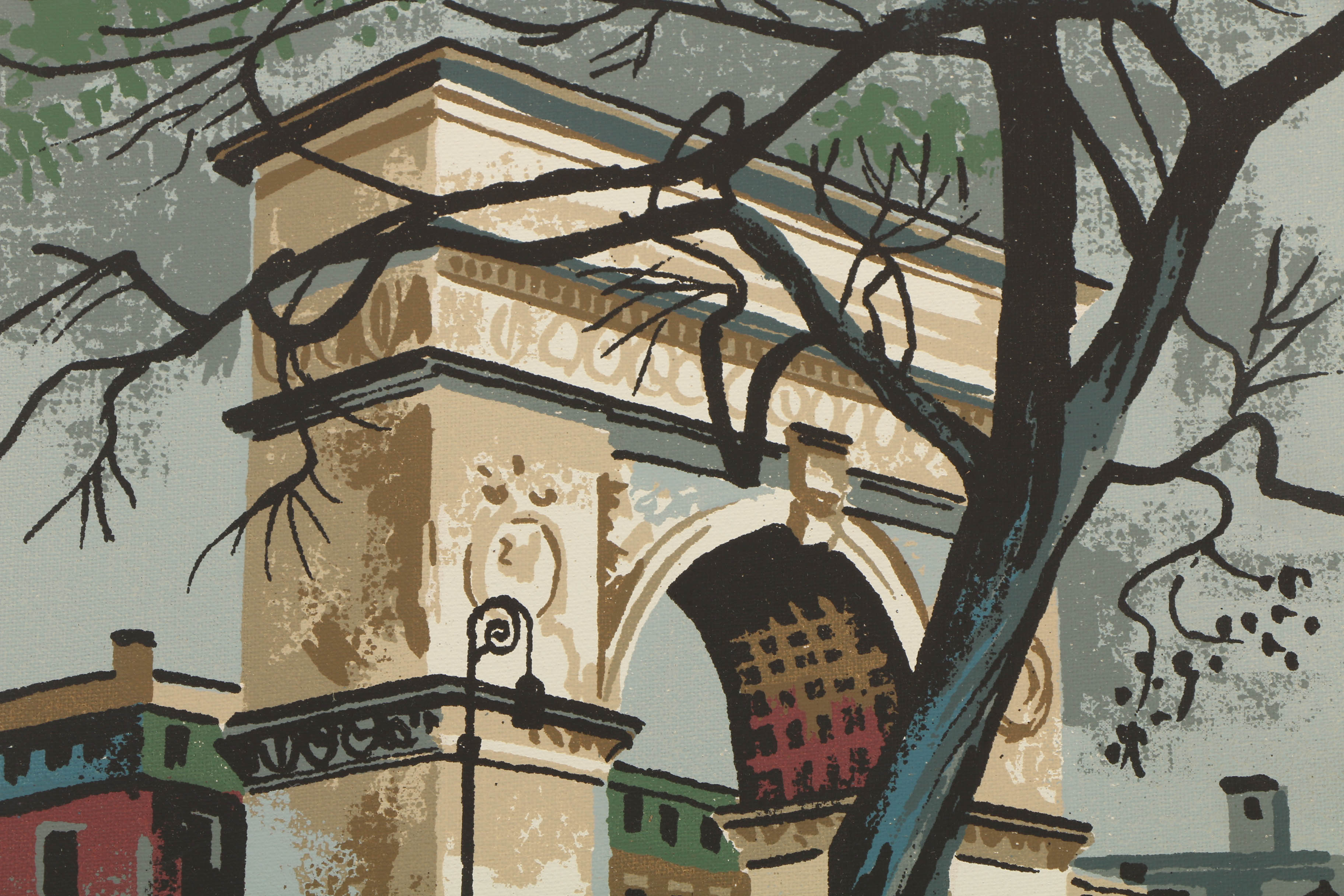 Collection of Mark Coomer Serigraphs on Boards of Genre Scenes