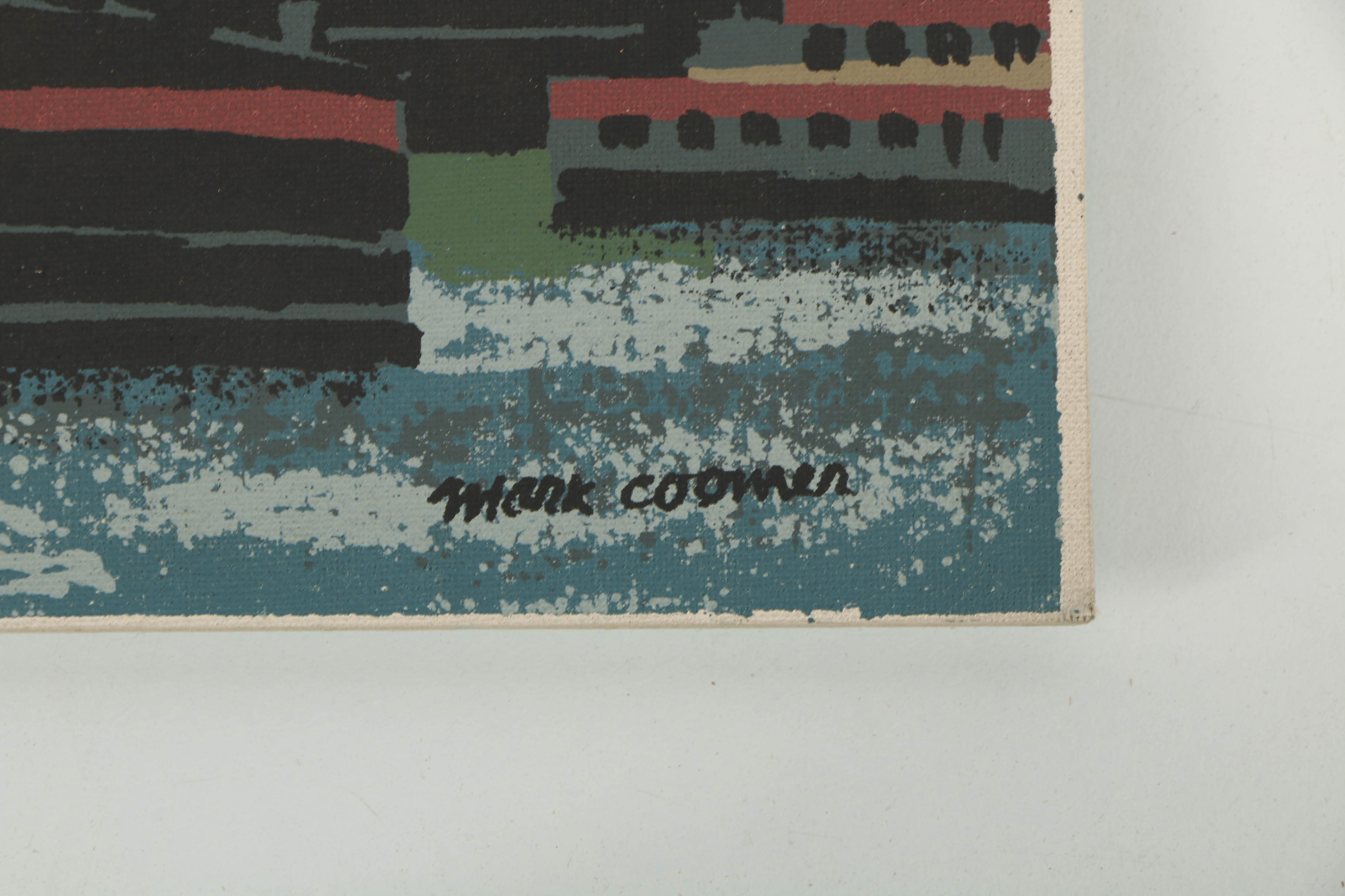 Collection of Mark Coomer Serigraphs on Boards of Genre Scenes