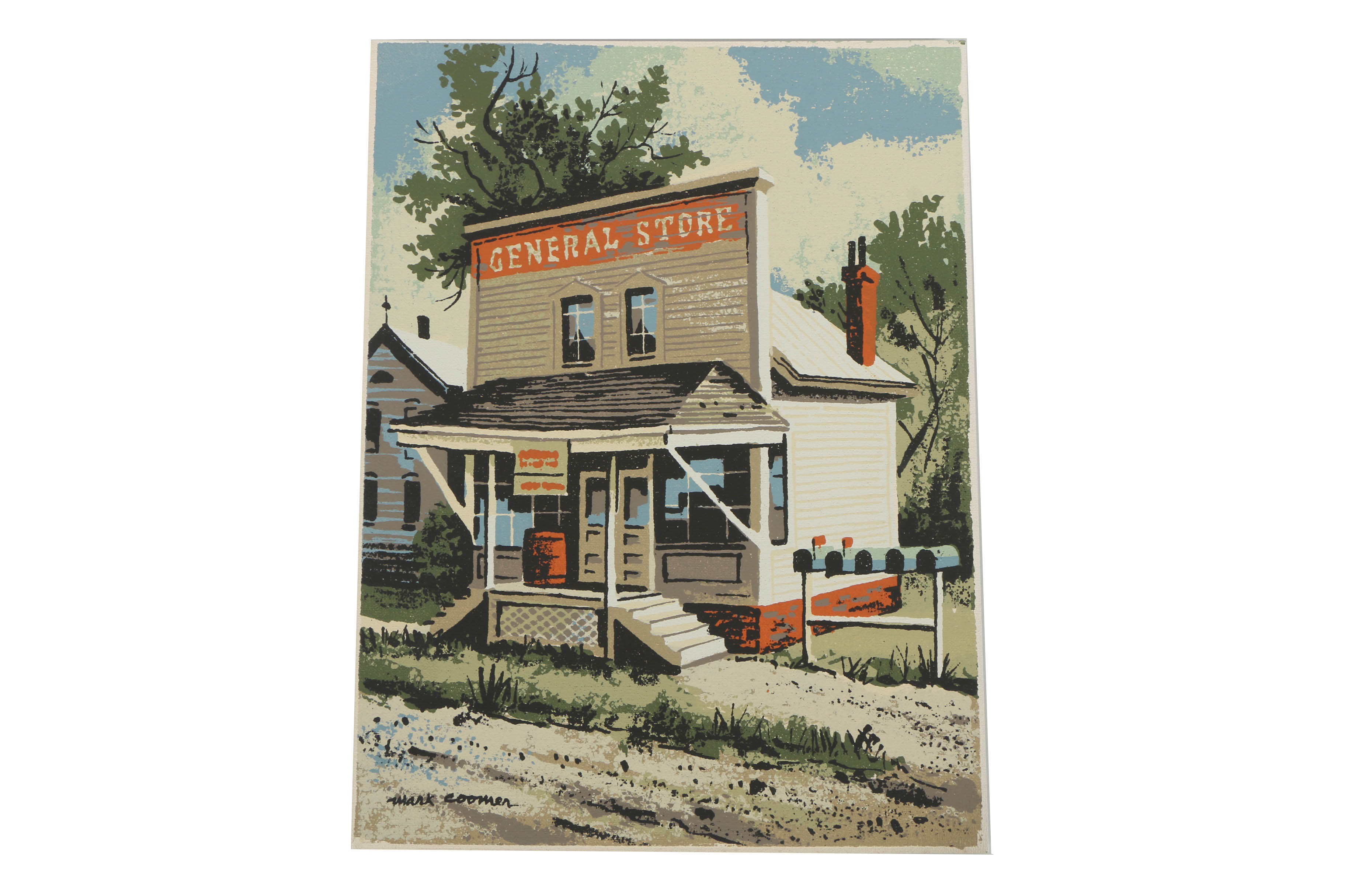 Collection of Mark Coomer Serigraphs on Boards of Genre Scenes