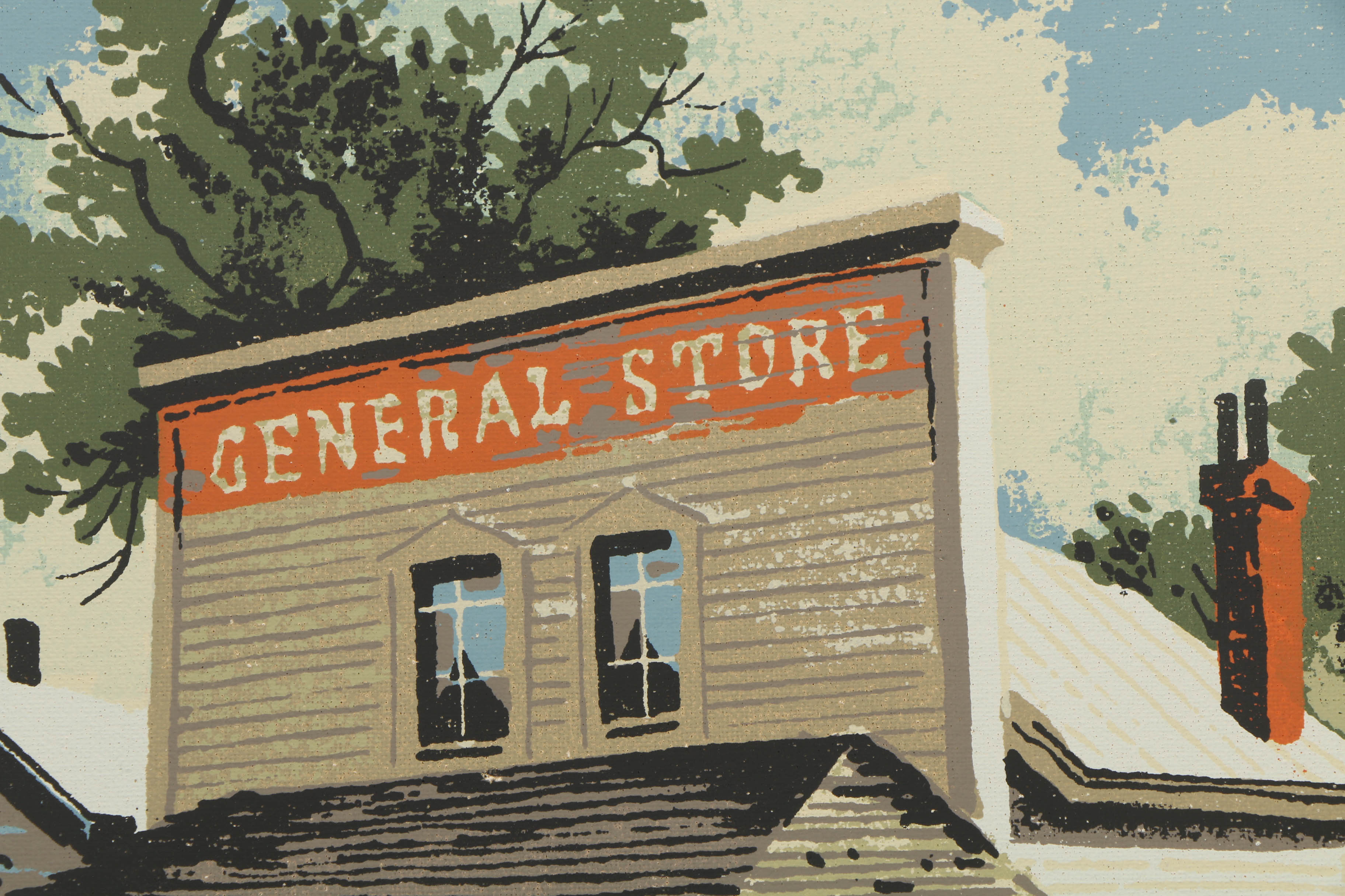 Collection of Mark Coomer Serigraphs on Boards of Genre Scenes