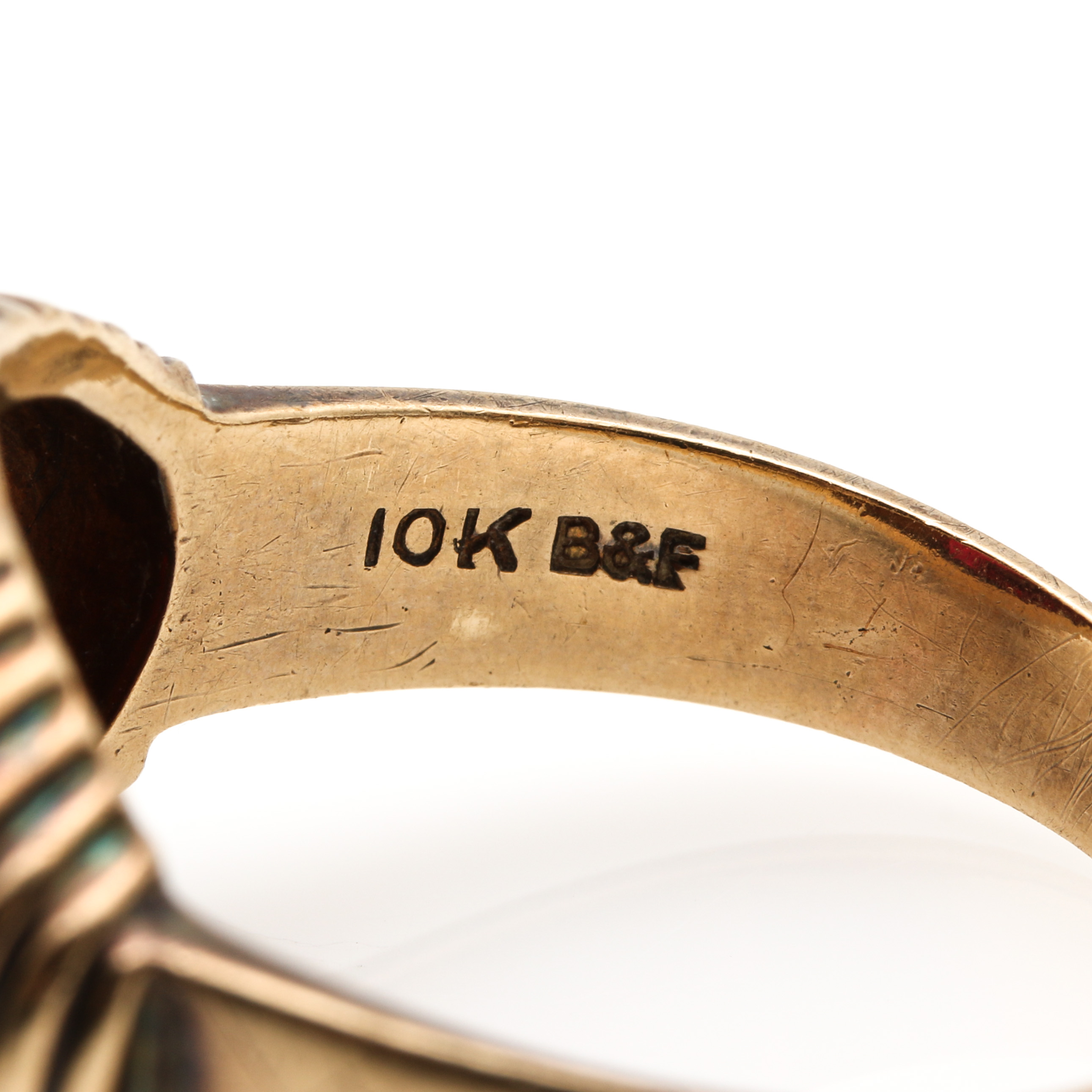 10K Yellow Gold Ruby Ring