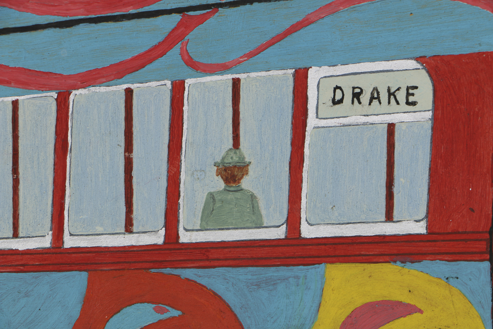 Anthony "Andy" Flanigan Gouache Painting on Paper on Masonite