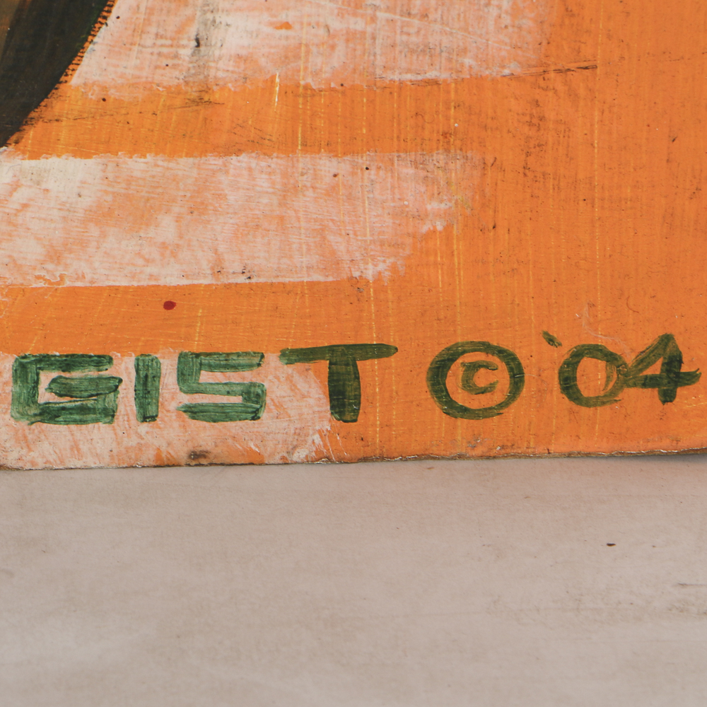 George Gist Oil Painting on Plywood