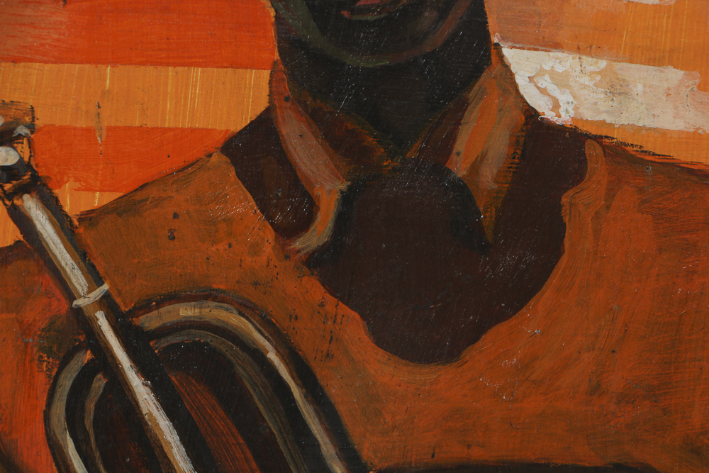 George Gist Oil Painting on Plywood