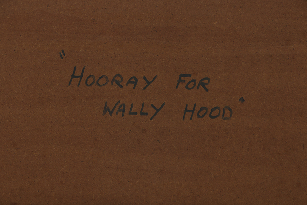 K.C. Truschel Oil Painting on Board "Hooray for Wally Hood"