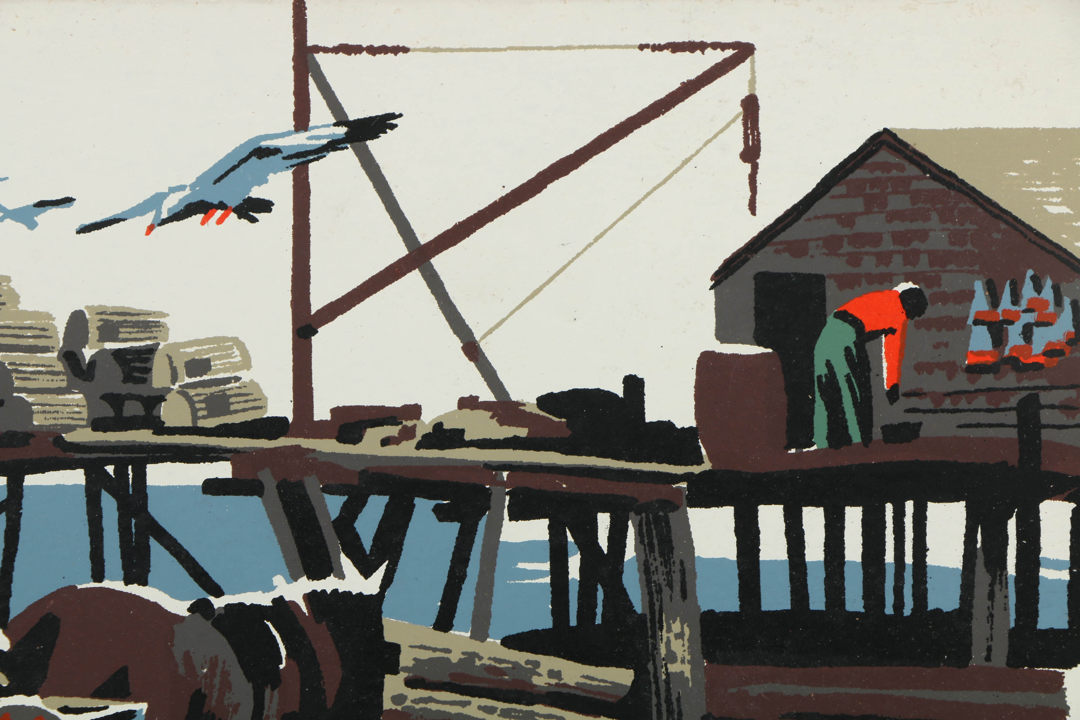 Collection of Mark Commer Serigraphs on Board