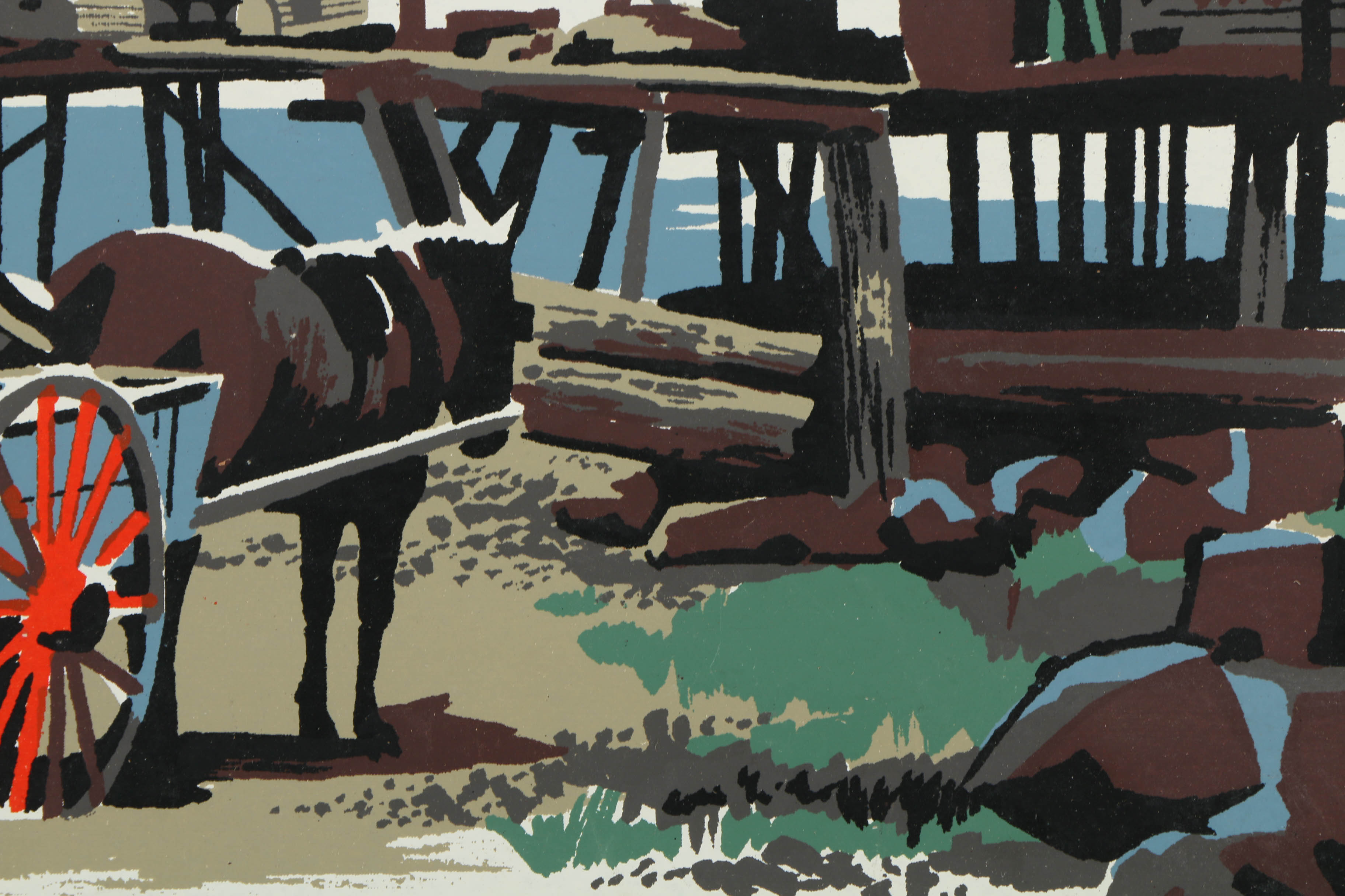 Collection of Mark Commer Serigraphs on Board