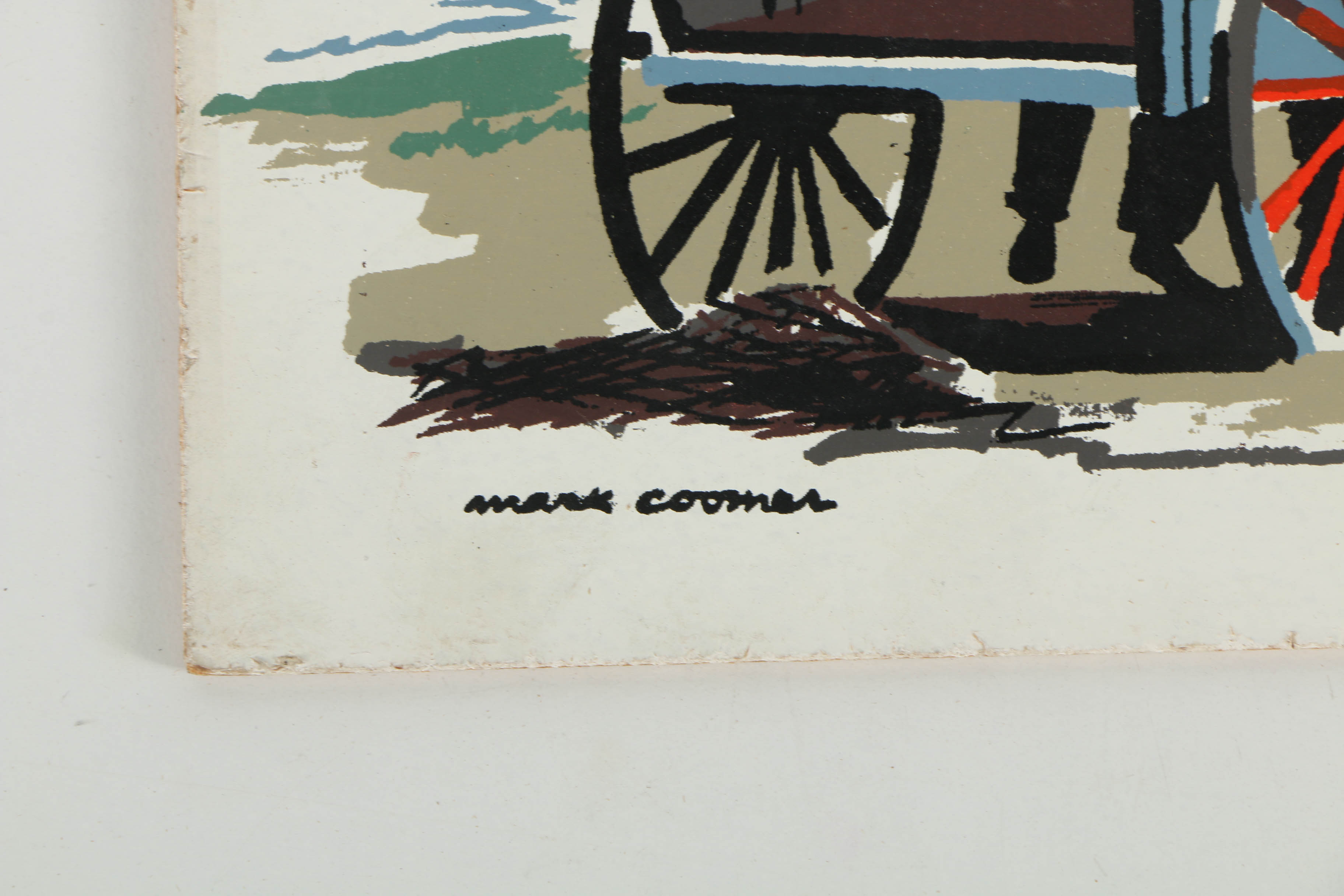 Collection of Mark Commer Serigraphs on Board