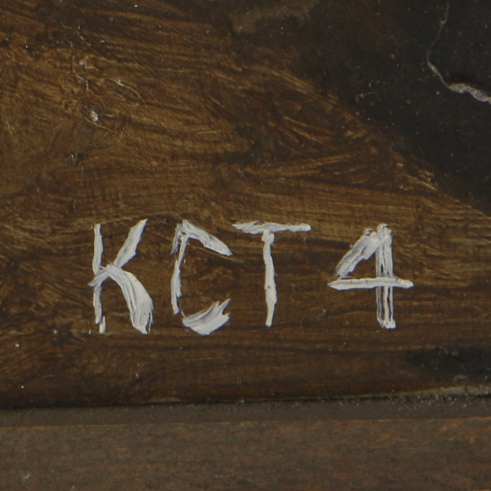 K.C. Truschel Oil Painting on Masonite "Once Upon a Midnite Beery"