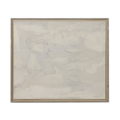 Edwin Zoller Oil Painting on Panel Abstract Composition Edwin Zoller Oil Painting on Panel Abstract Composition