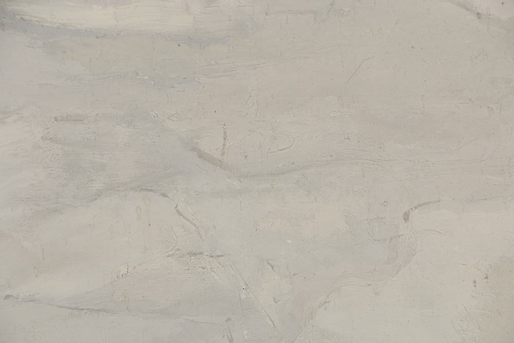 Edwin Zoller Oil Painting on Panel Abstract Composition