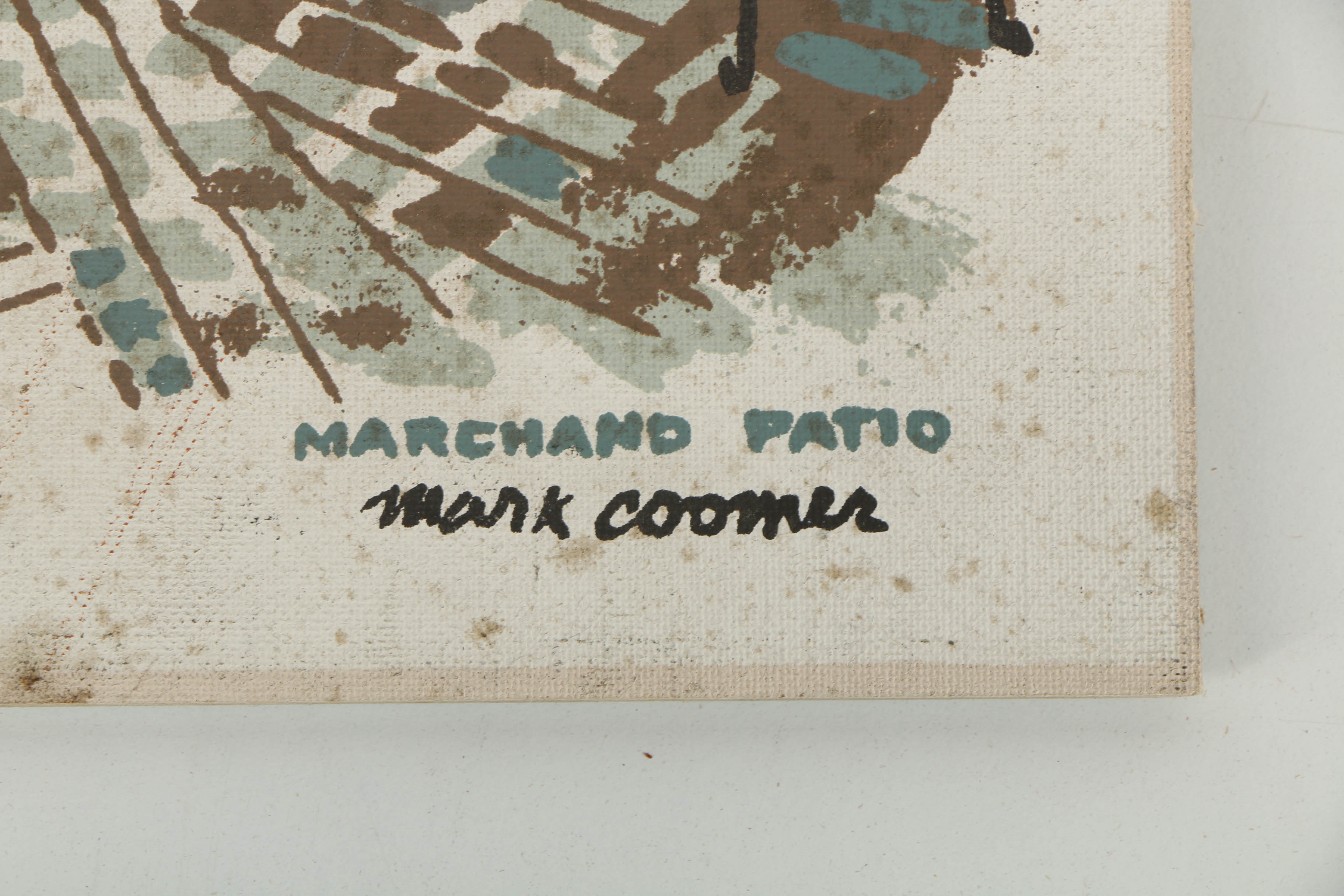 Collection of Mark Coomer Serigraphs on Boards of Architectural Scenes