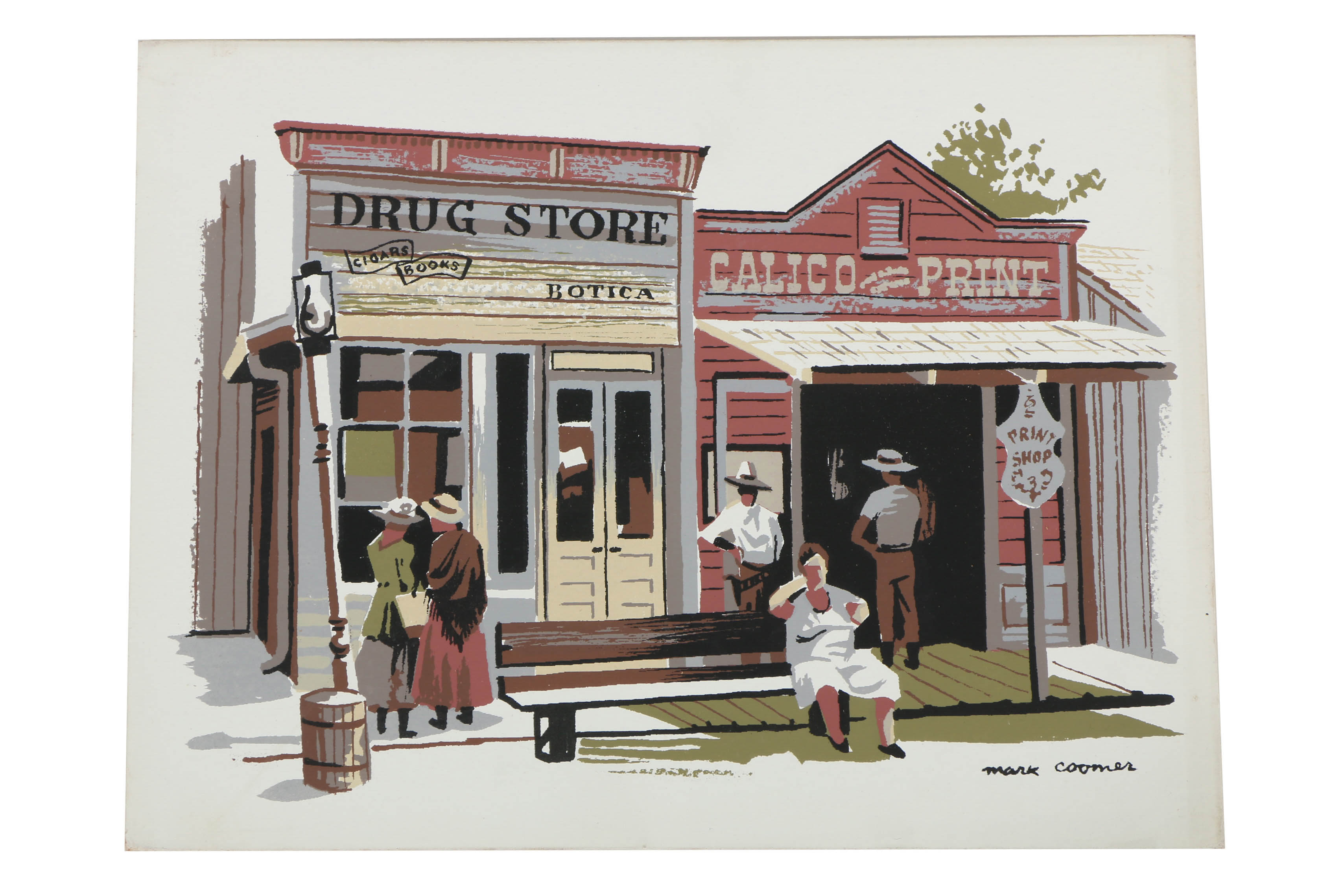 Assortment of Mark Coomer Limited Edition Serigraphs on Board Texas Scenes