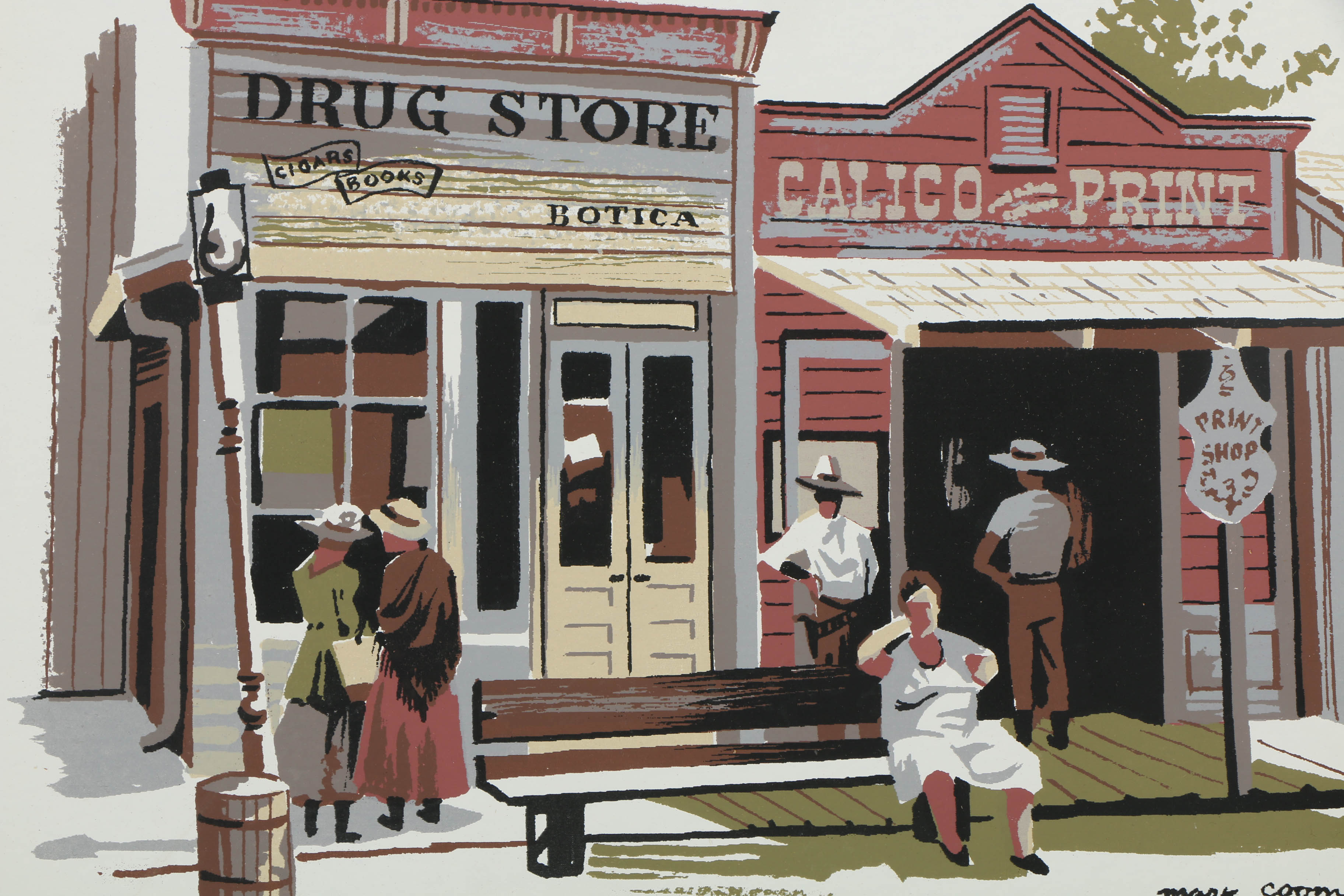 Assortment of Mark Coomer Limited Edition Serigraphs on Board Texas Scenes