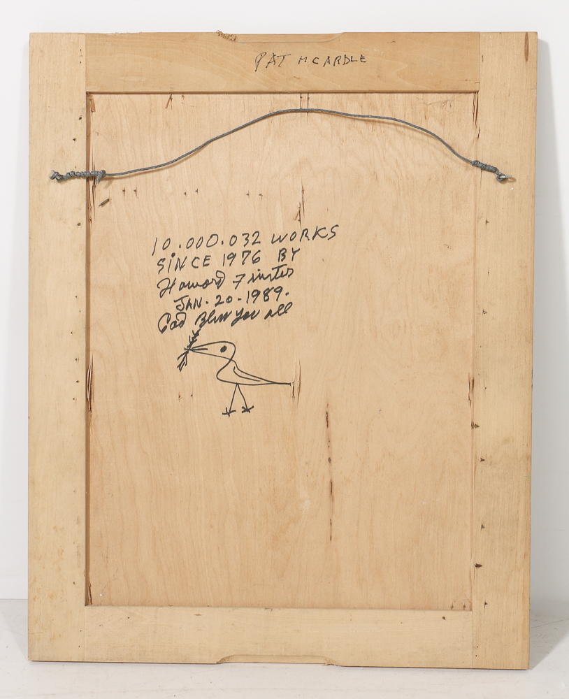 Howard Finster Wipe Rag Art