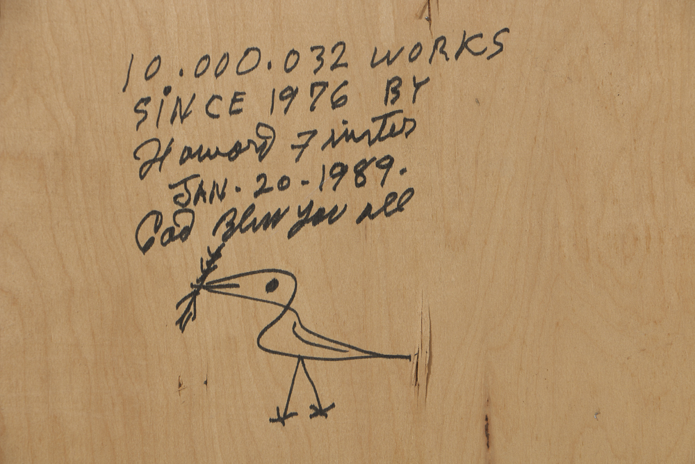 Howard Finster Wipe Rag Art