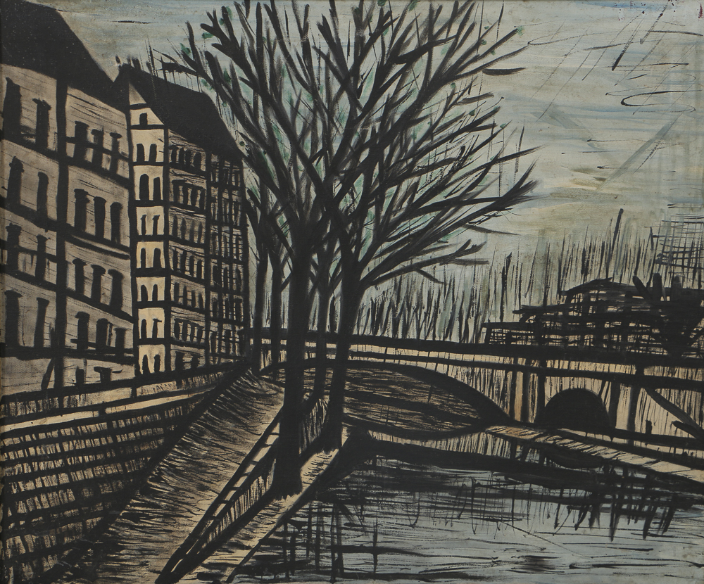 Oil Painting on Canvas Parisian Cityscape