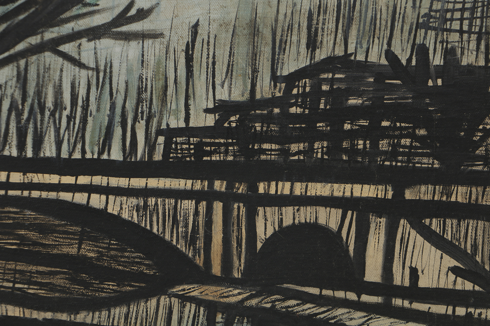 Oil Painting on Canvas Parisian Cityscape