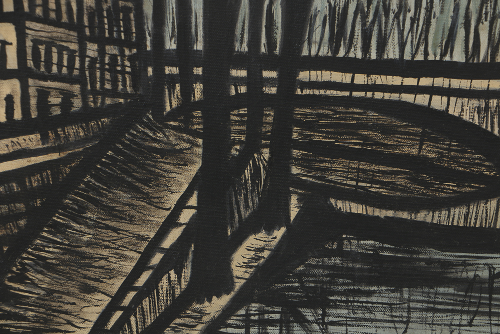 Oil Painting on Canvas Parisian Cityscape