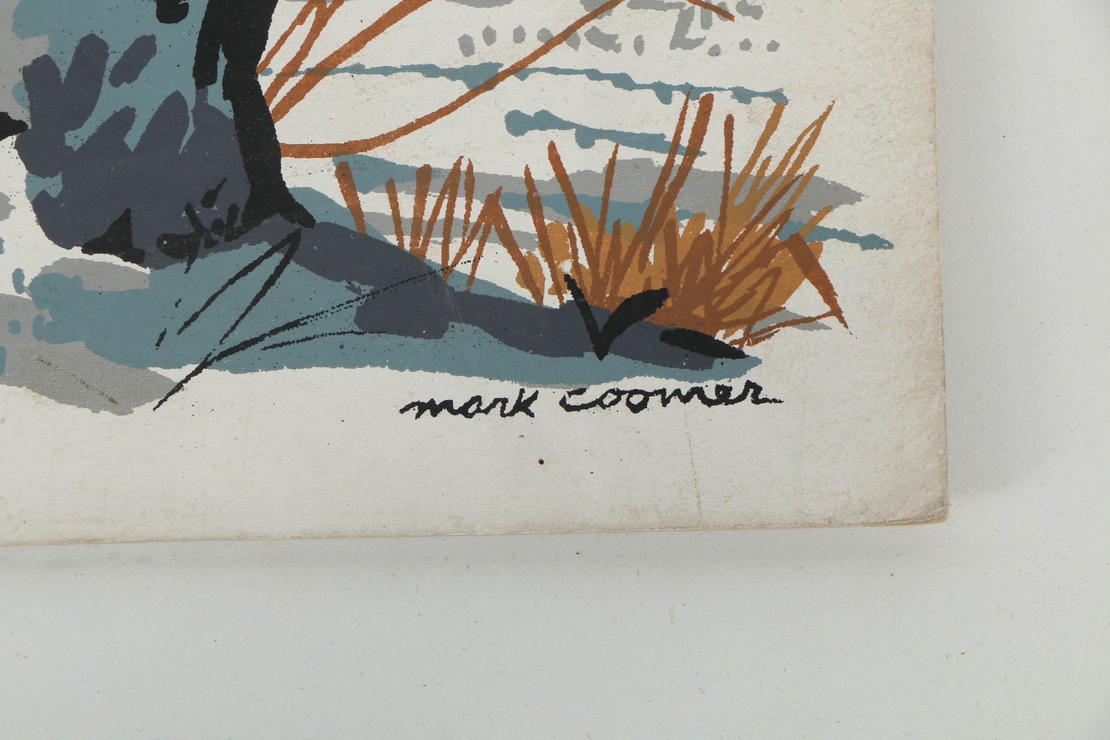 Assortment of Mark Coomer Serigraphs on Boards of Architectural Landscapes