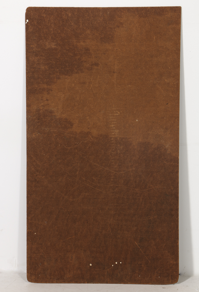 Louise Pershing Abstract Oil Painting on Masonite