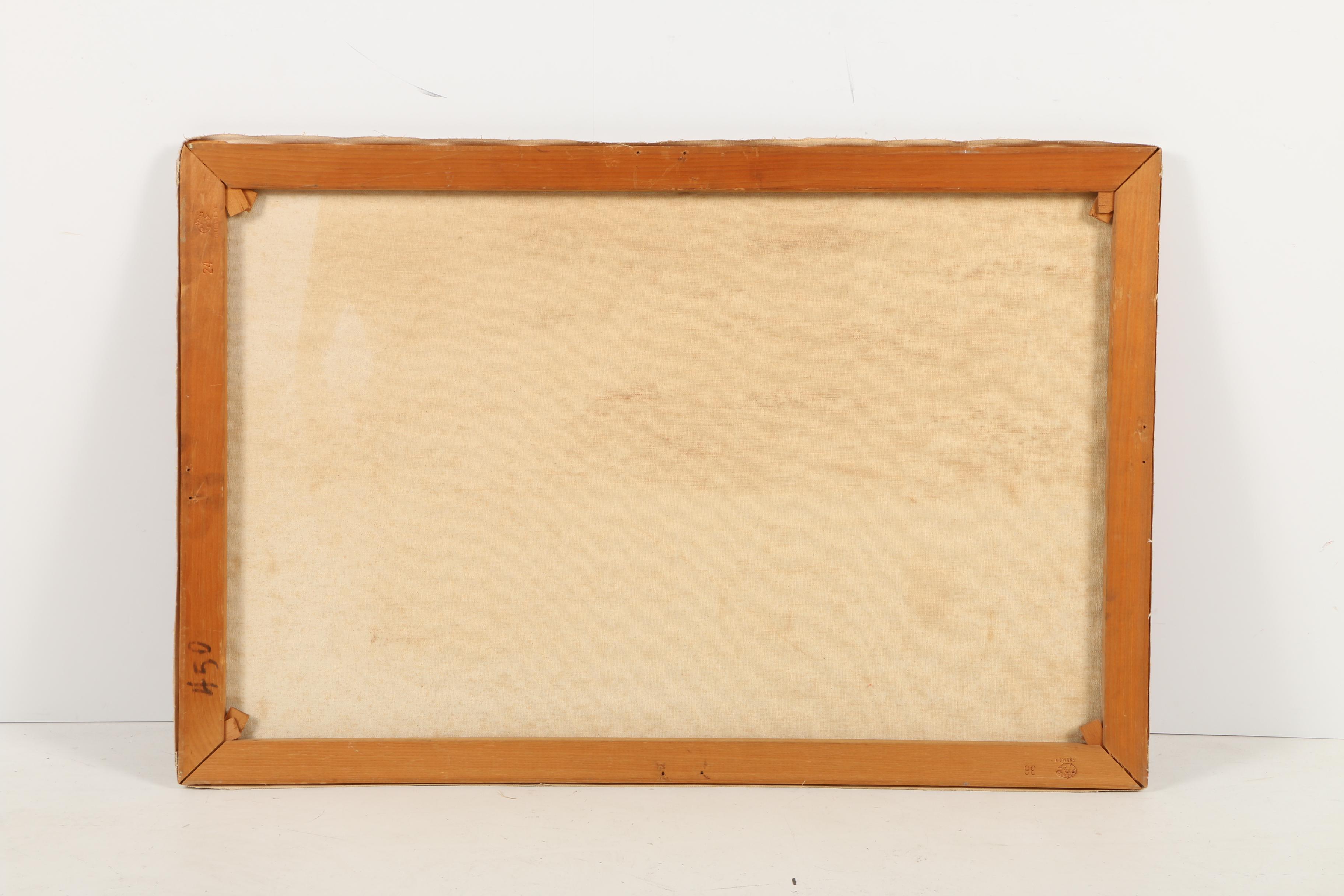 Howard Oil Painting of Boats on the Water at Sunset