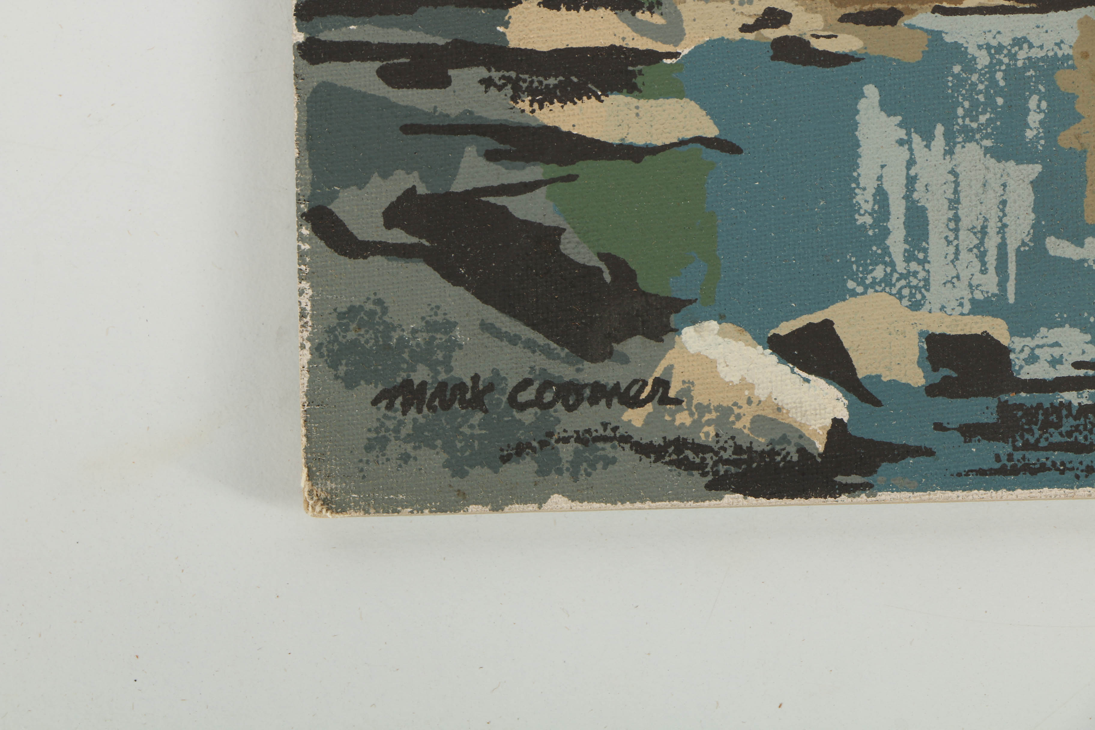 Collection of Mark Coomer Serigraphs on Boards of Architectural Landscapes