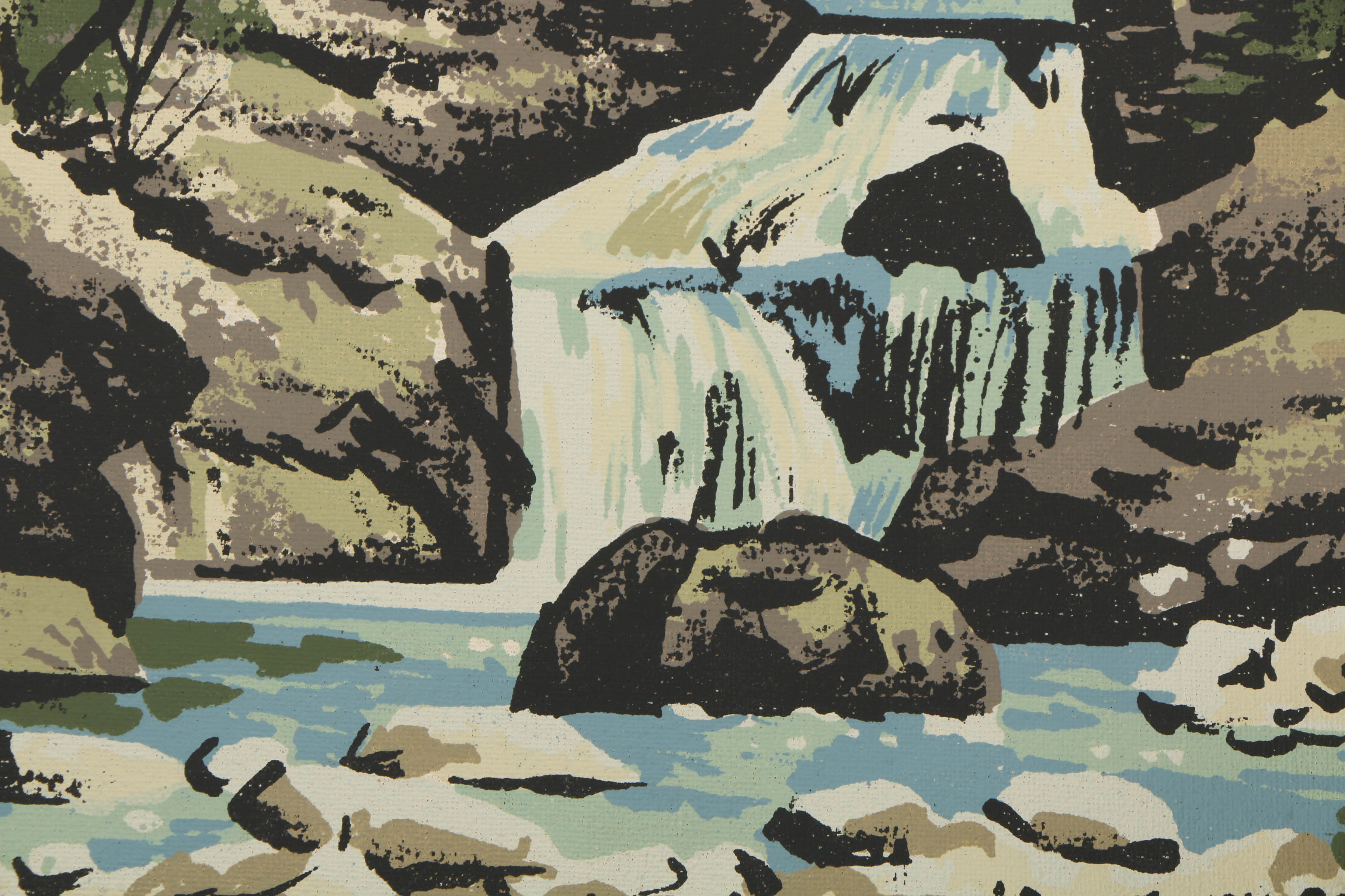 Collection of Mark Coomer Serigraphs on Boards of Architectural Landscapes