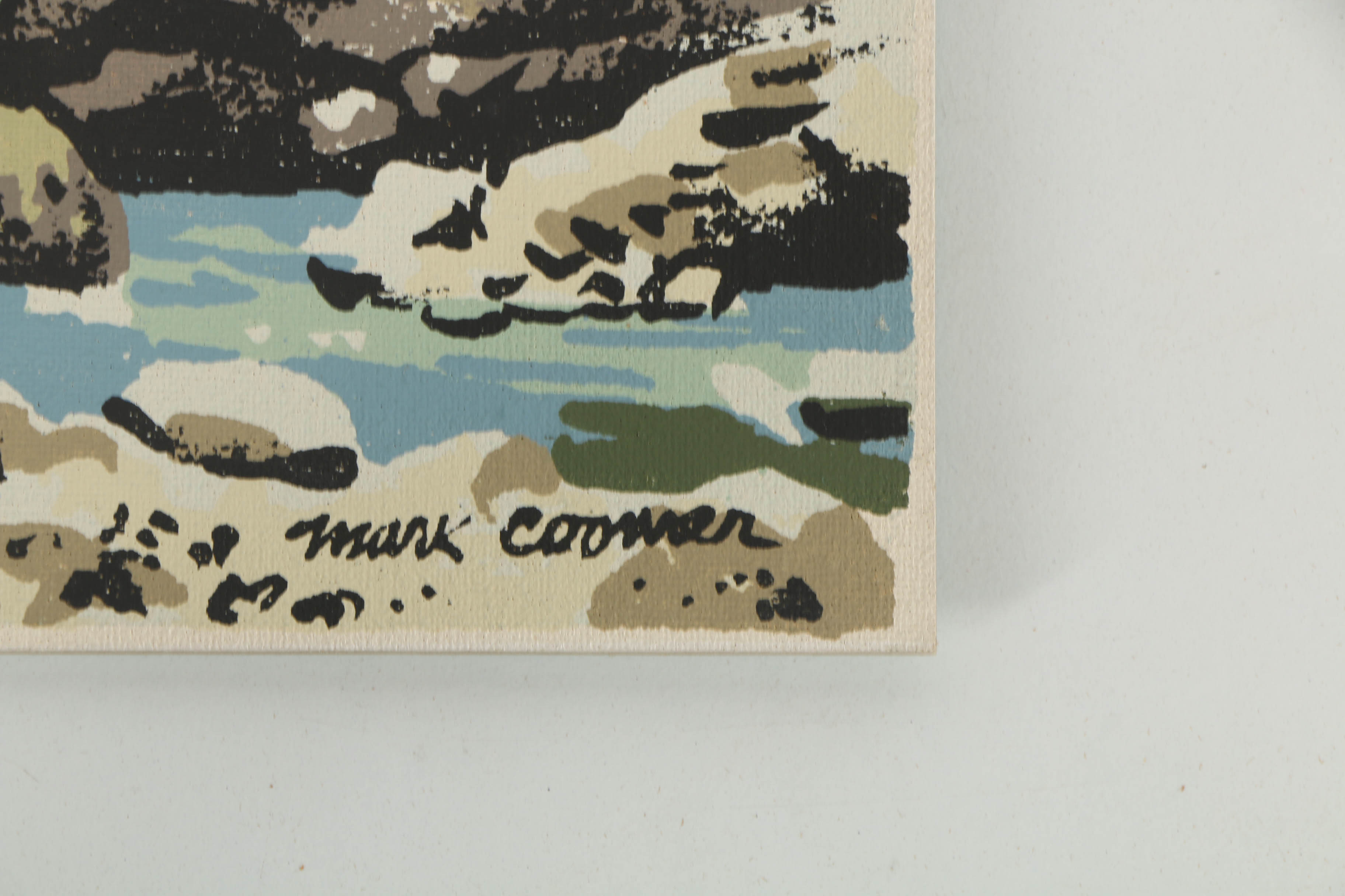 Collection of Mark Coomer Serigraphs on Boards of Architectural Landscapes