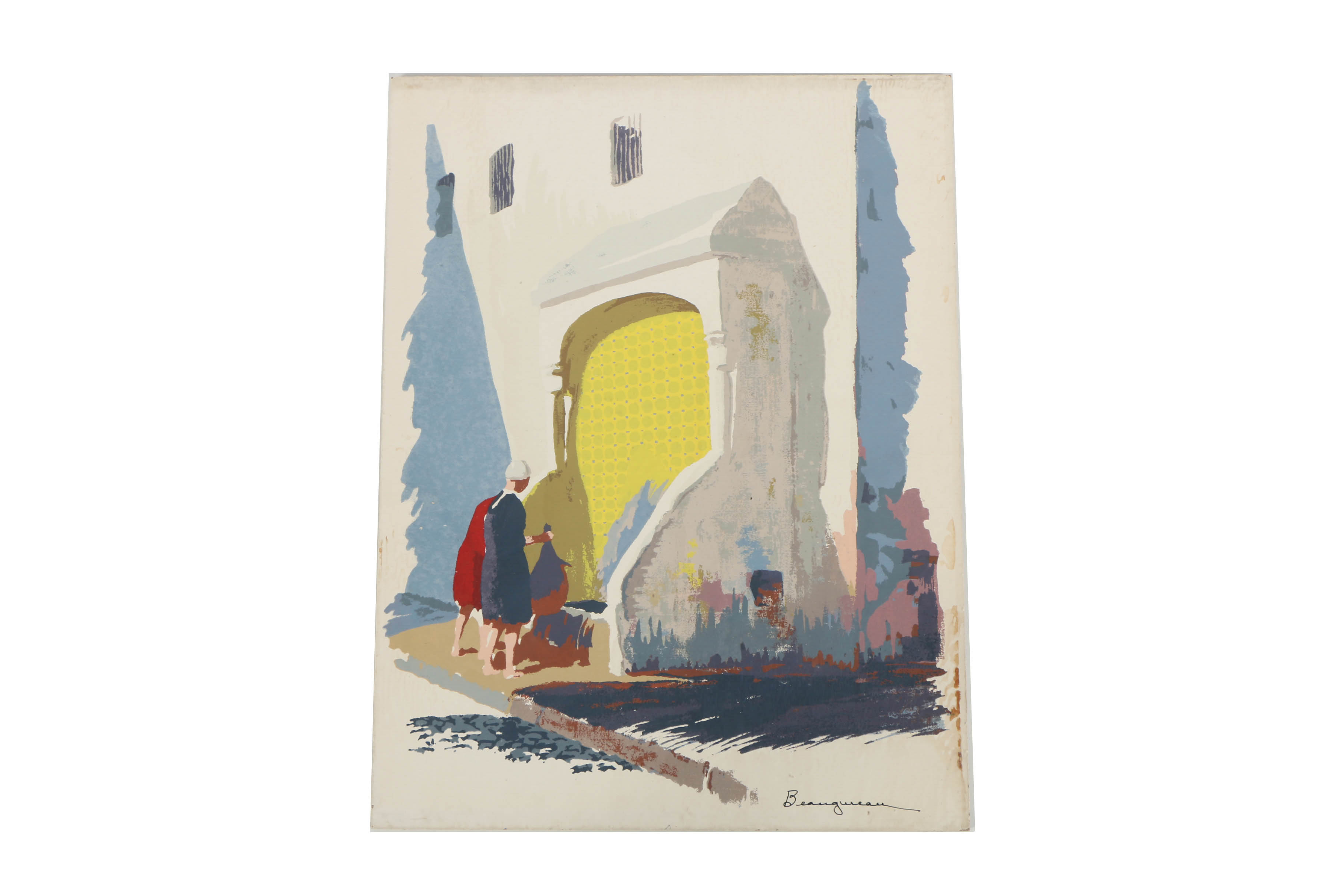 Collection of Serigraphs on Board Including Prints by Mark Commer