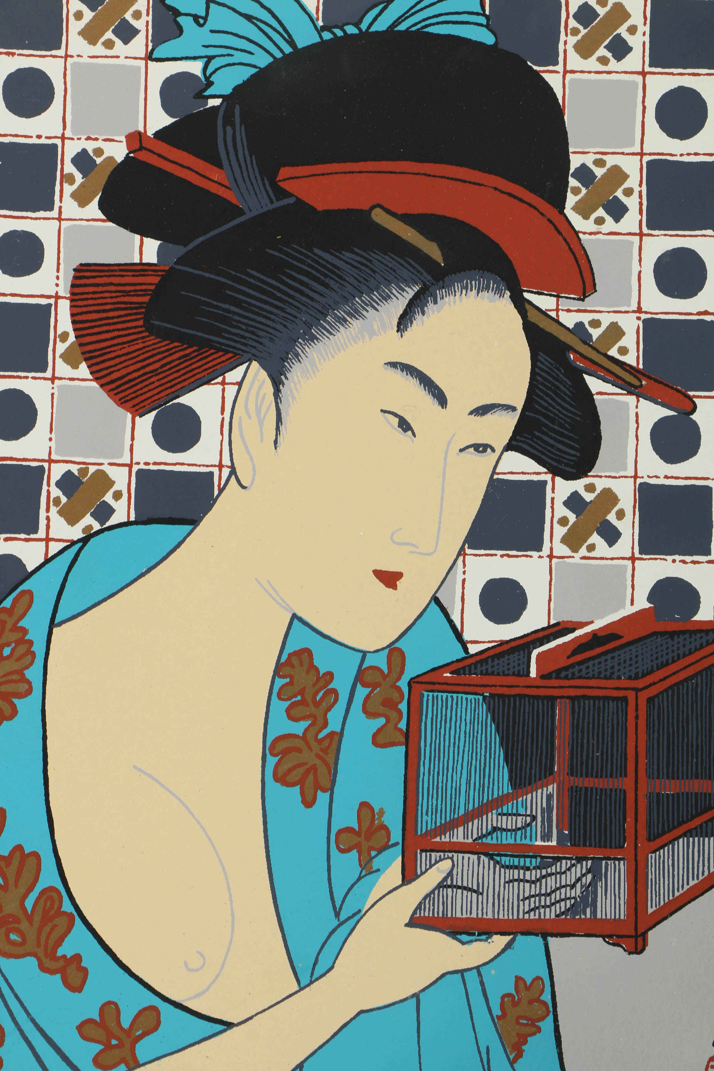 Collection of Serigraphs on Board Including Prints by Mark Commer