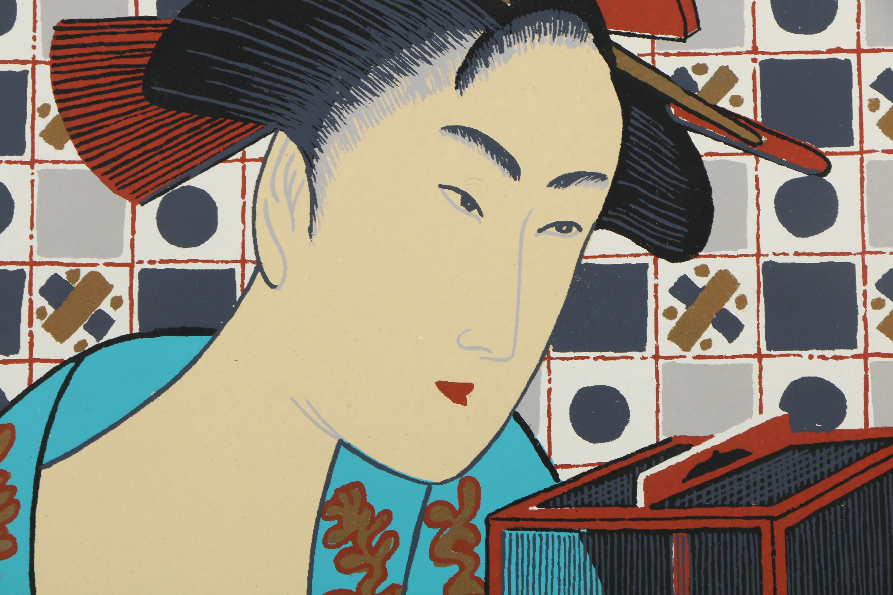 Collection of Serigraphs on Board Including Prints by Mark Commer