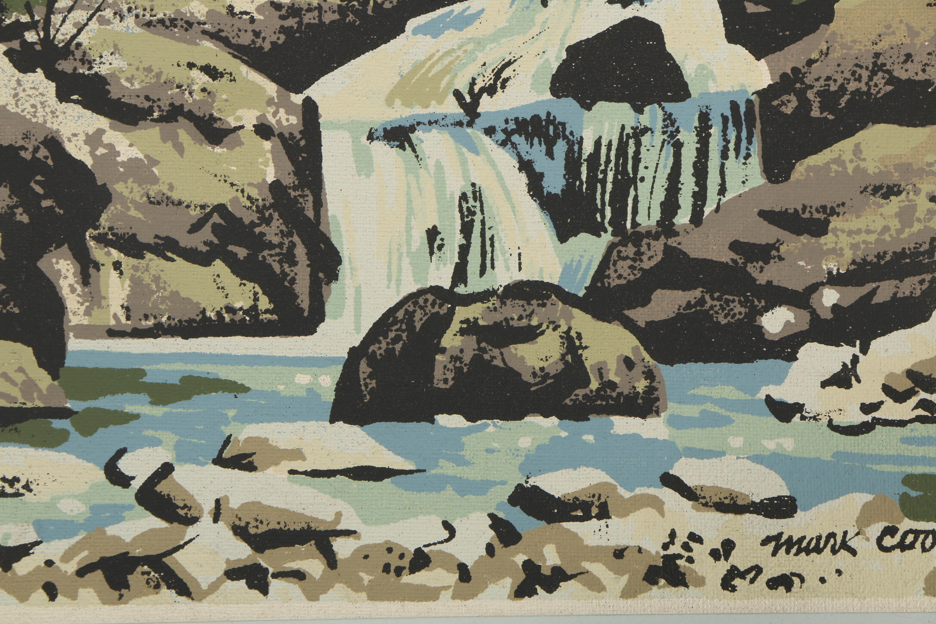 Collection of Serigraphs on Board Including Prints by Mark Commer