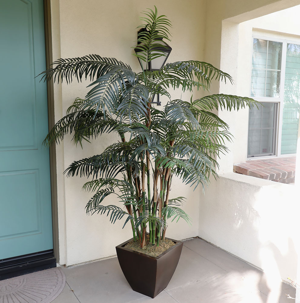 Silk Faux Bamboo Plants with Planter