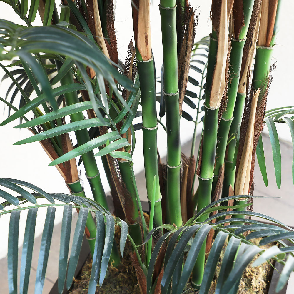 Silk Faux Bamboo Plants with Planter