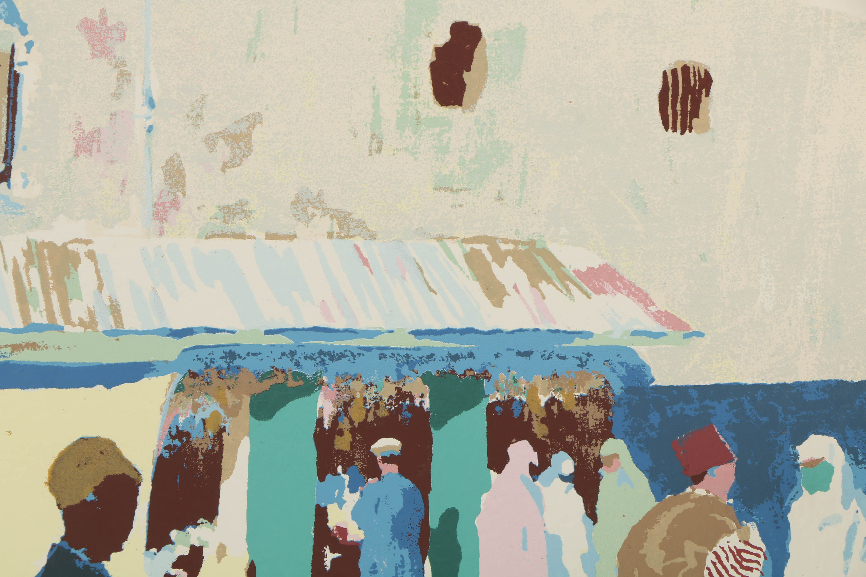 Variety of Francis Beaugureau Serigraphs on Board of Street Scenes