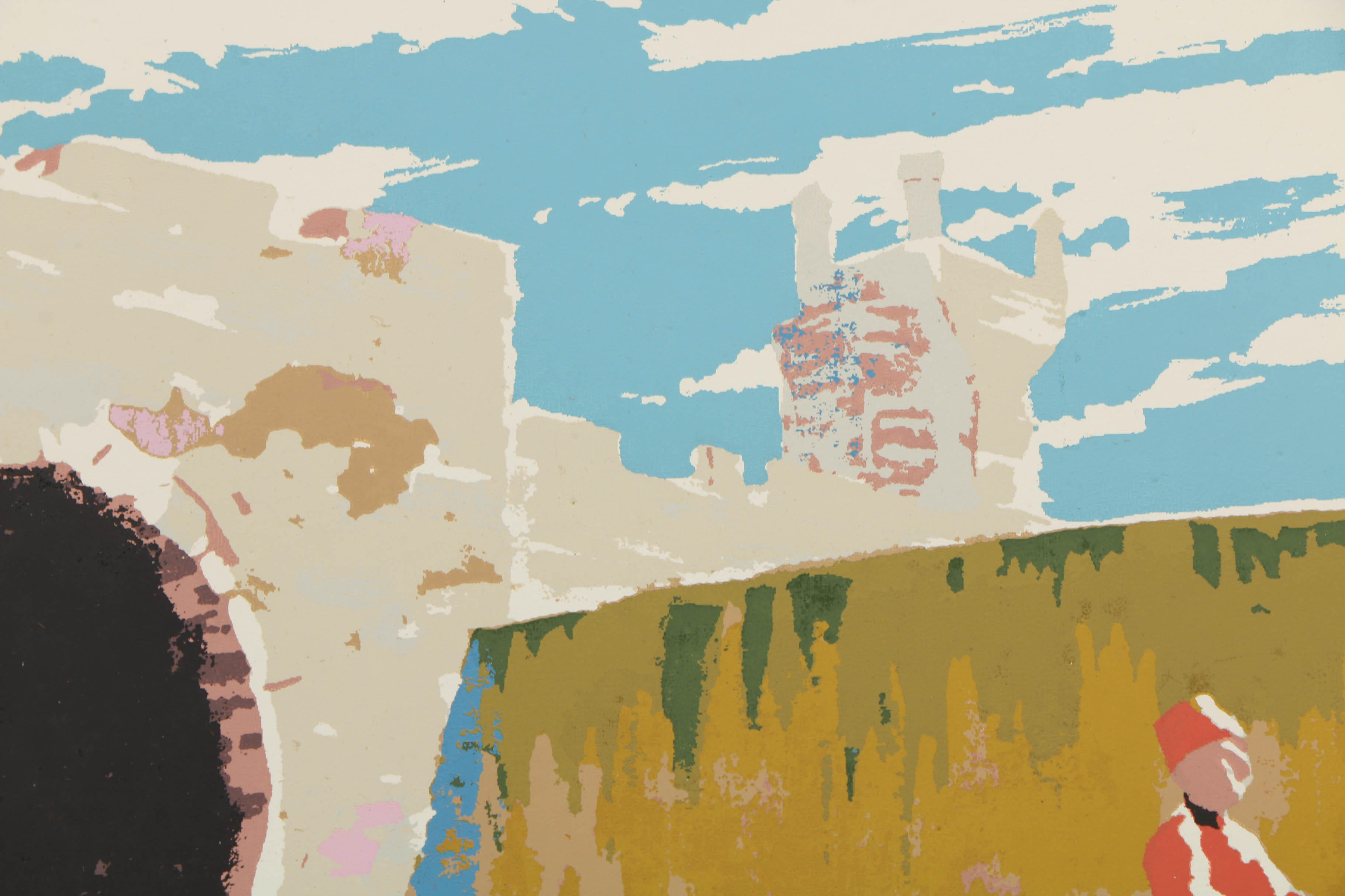 Variety of Francis Beaugureau Serigraphs on Board of Street Scenes