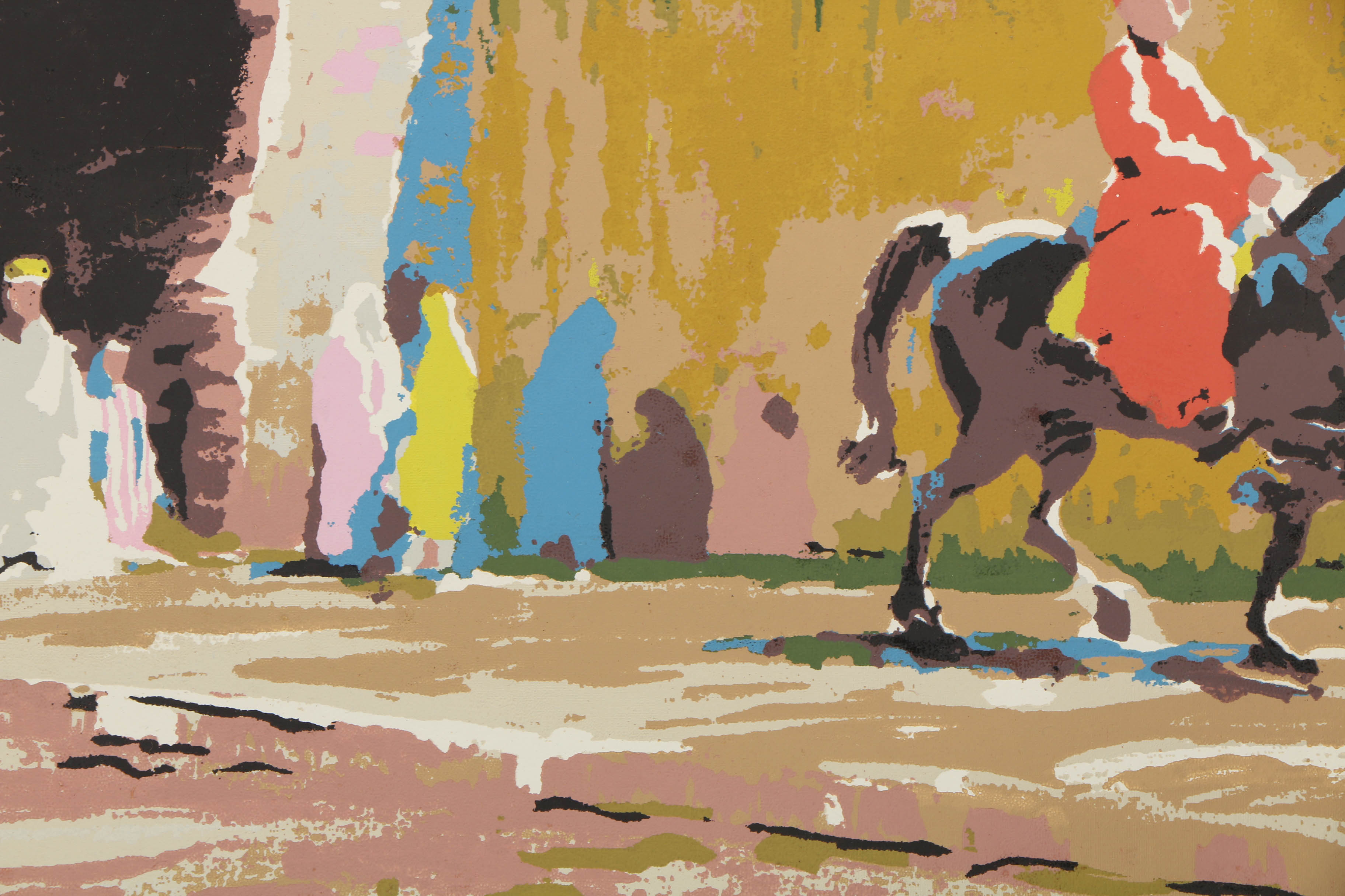 Variety of Francis Beaugureau Serigraphs on Board of Street Scenes