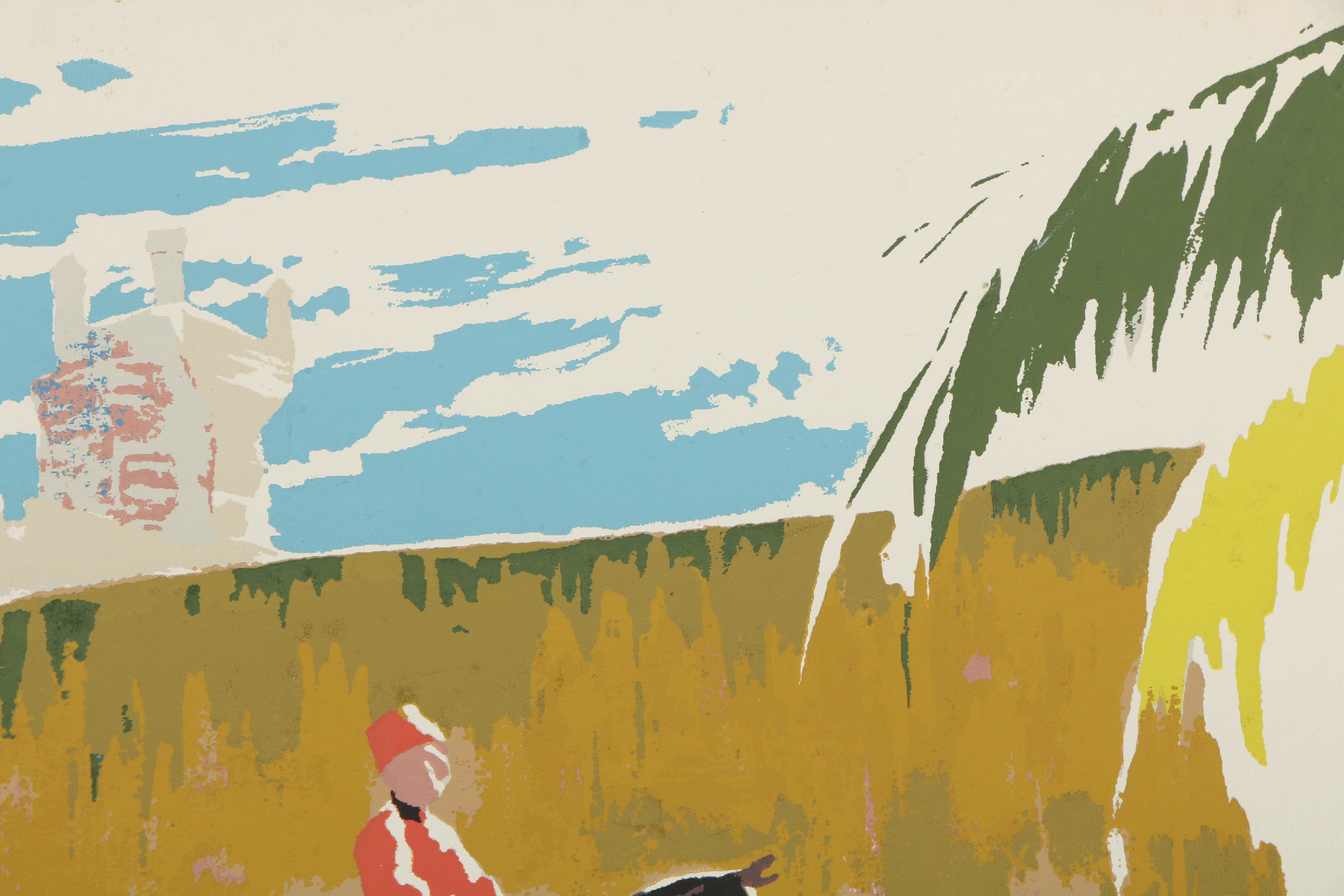 Variety of Francis Beaugureau Serigraphs on Board of Street Scenes