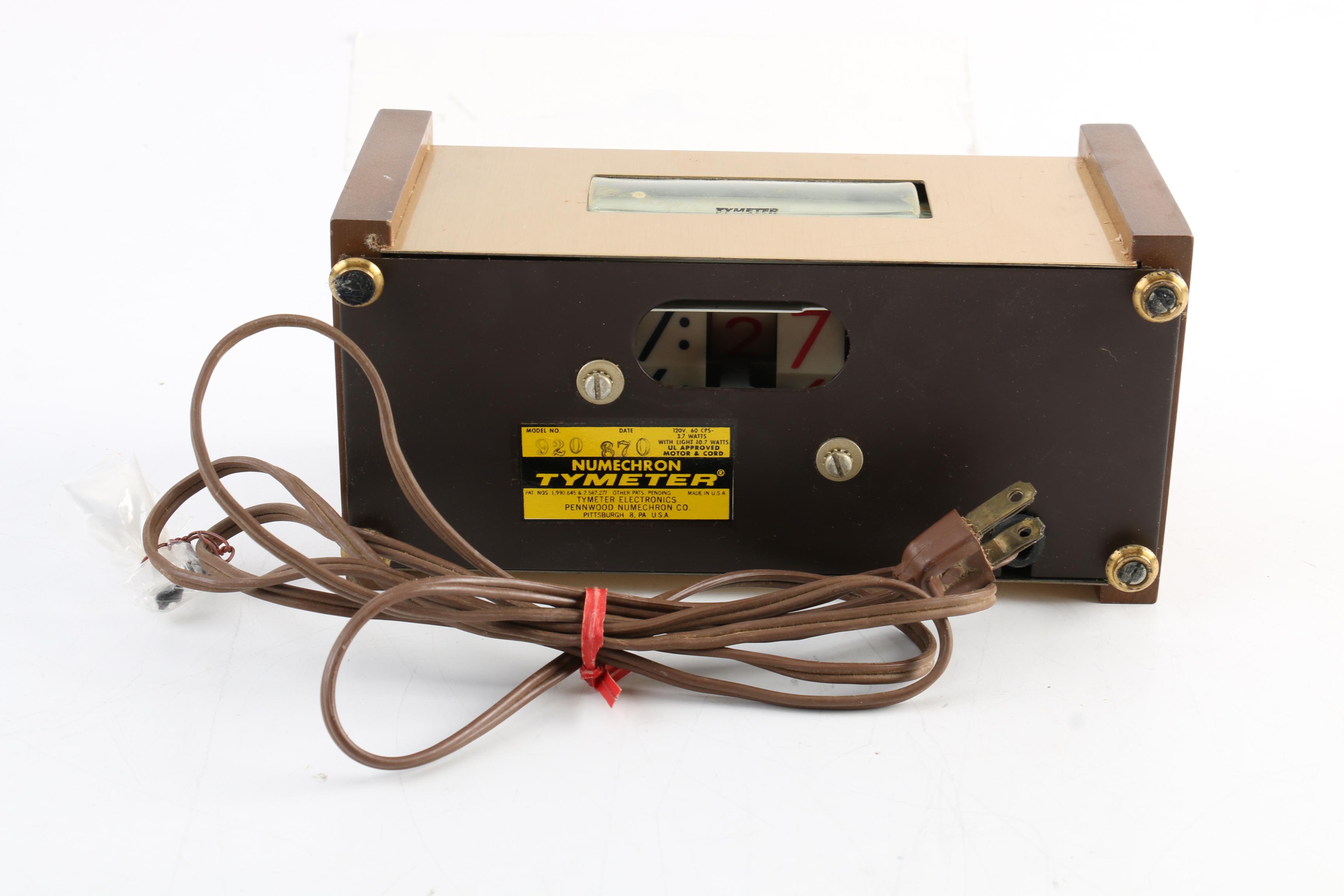 Numechron Tymeter Model 920 Clock
