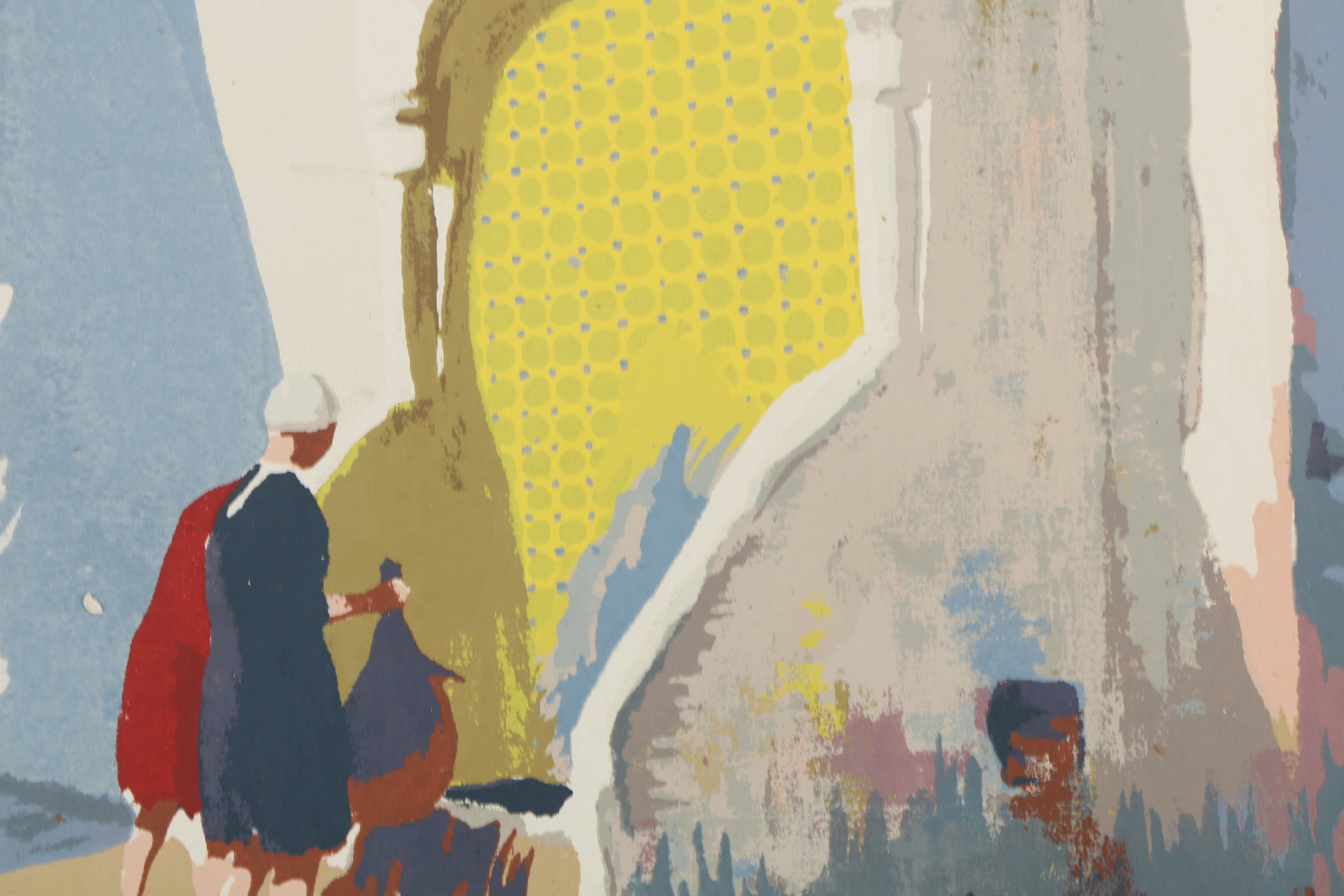 Variety of Francis Beaugureau Serigraphs on Board of Street Scenes