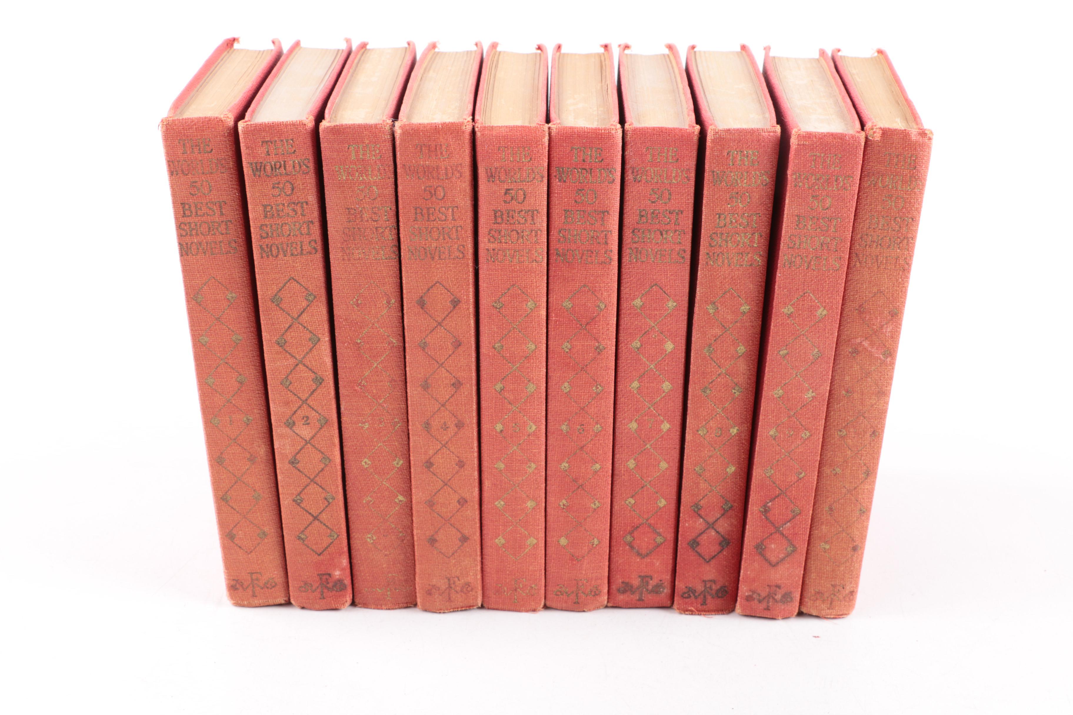 1920s "The World's 100 Best Short Stories" & "50 Best Short Novels" Set