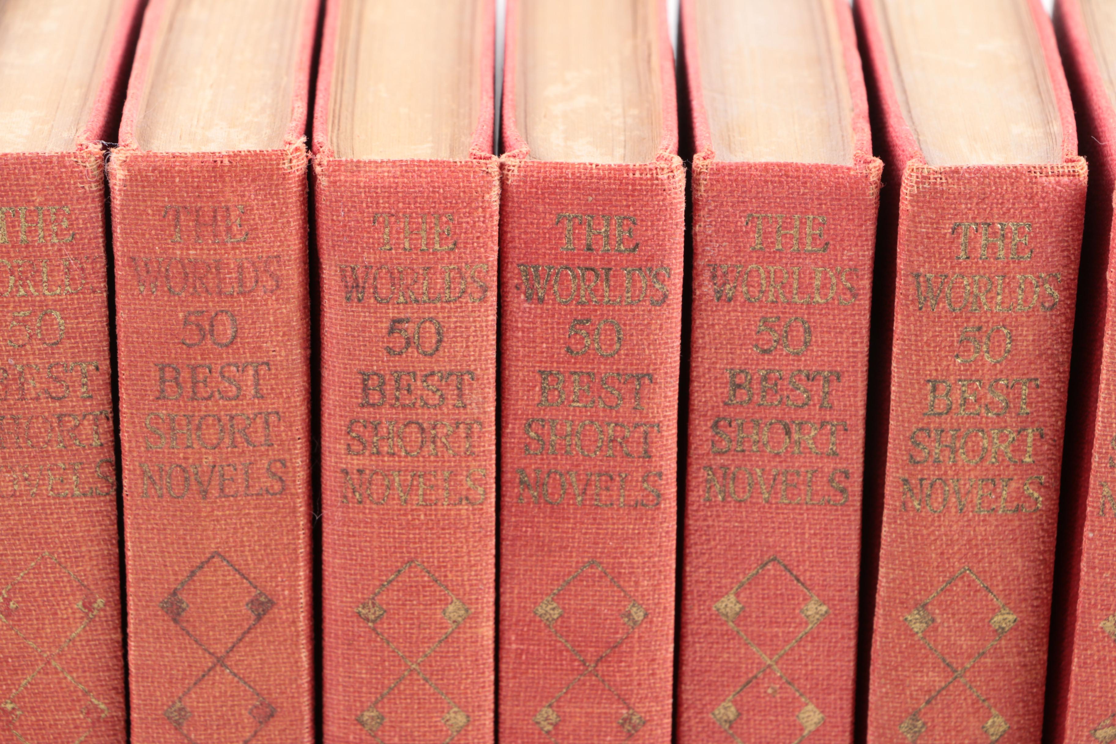 1920s "The World's 100 Best Short Stories" & "50 Best Short Novels" Set
