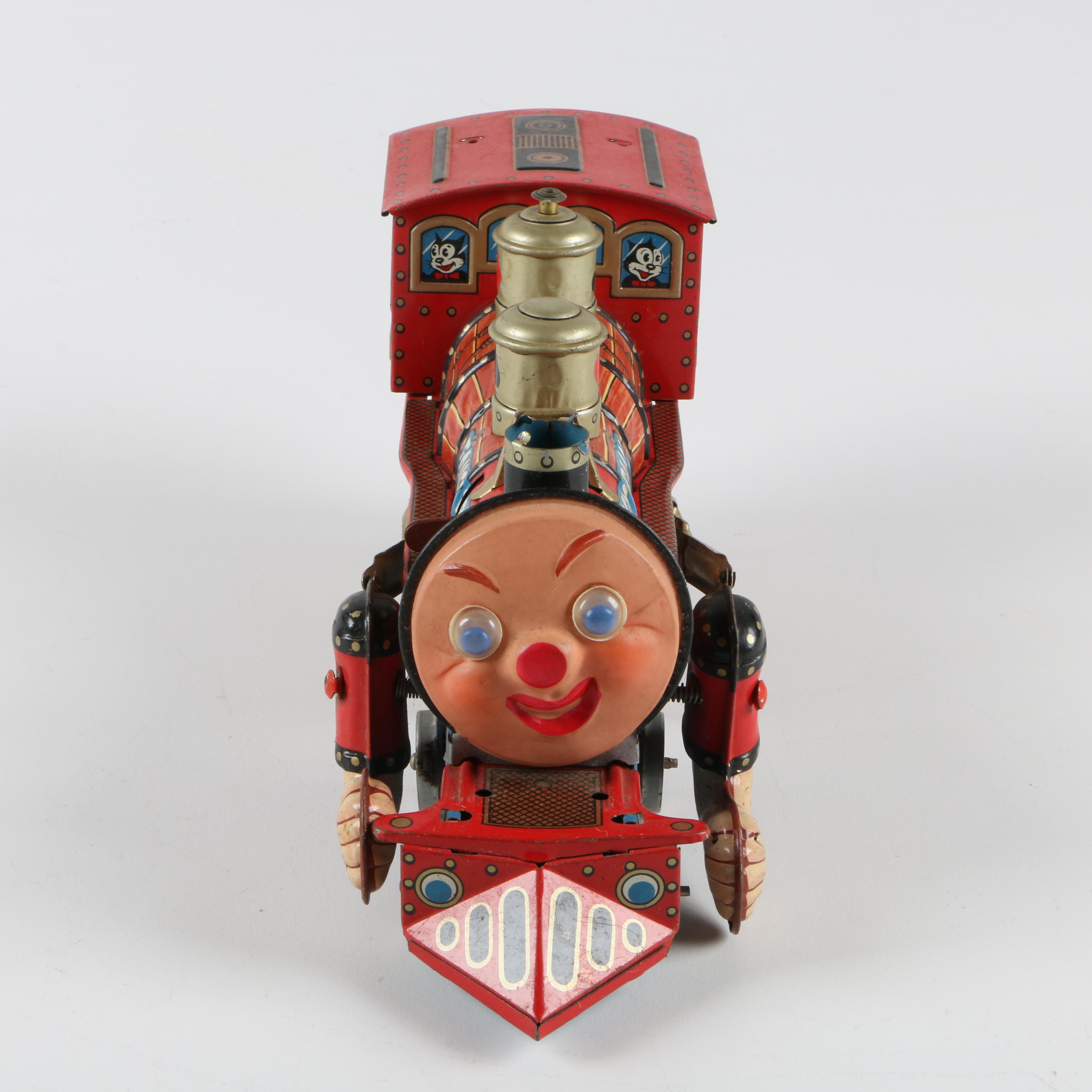 Marusan "Fancy Train" Tin Toy Train