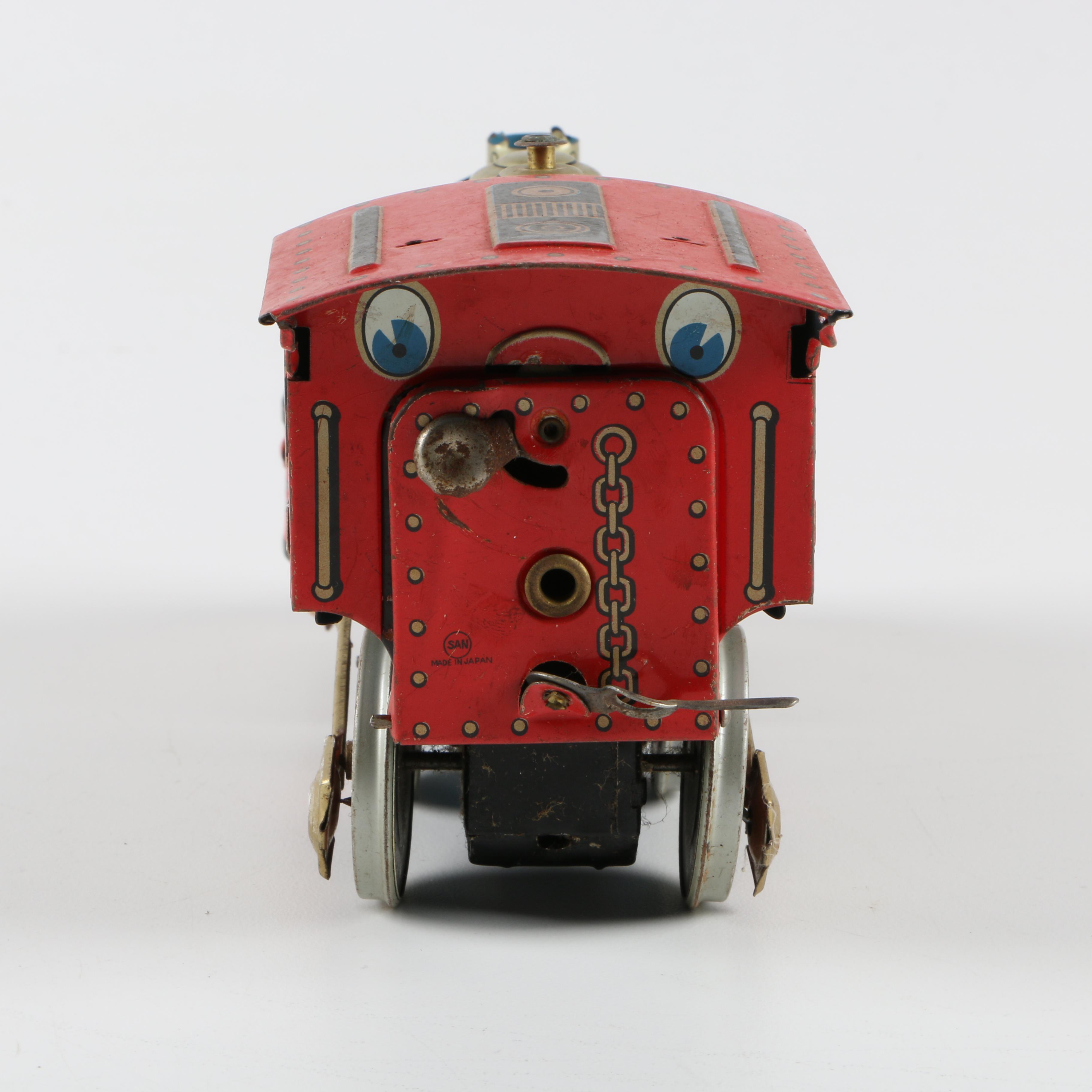 Marusan "Fancy Train" Tin Toy Train