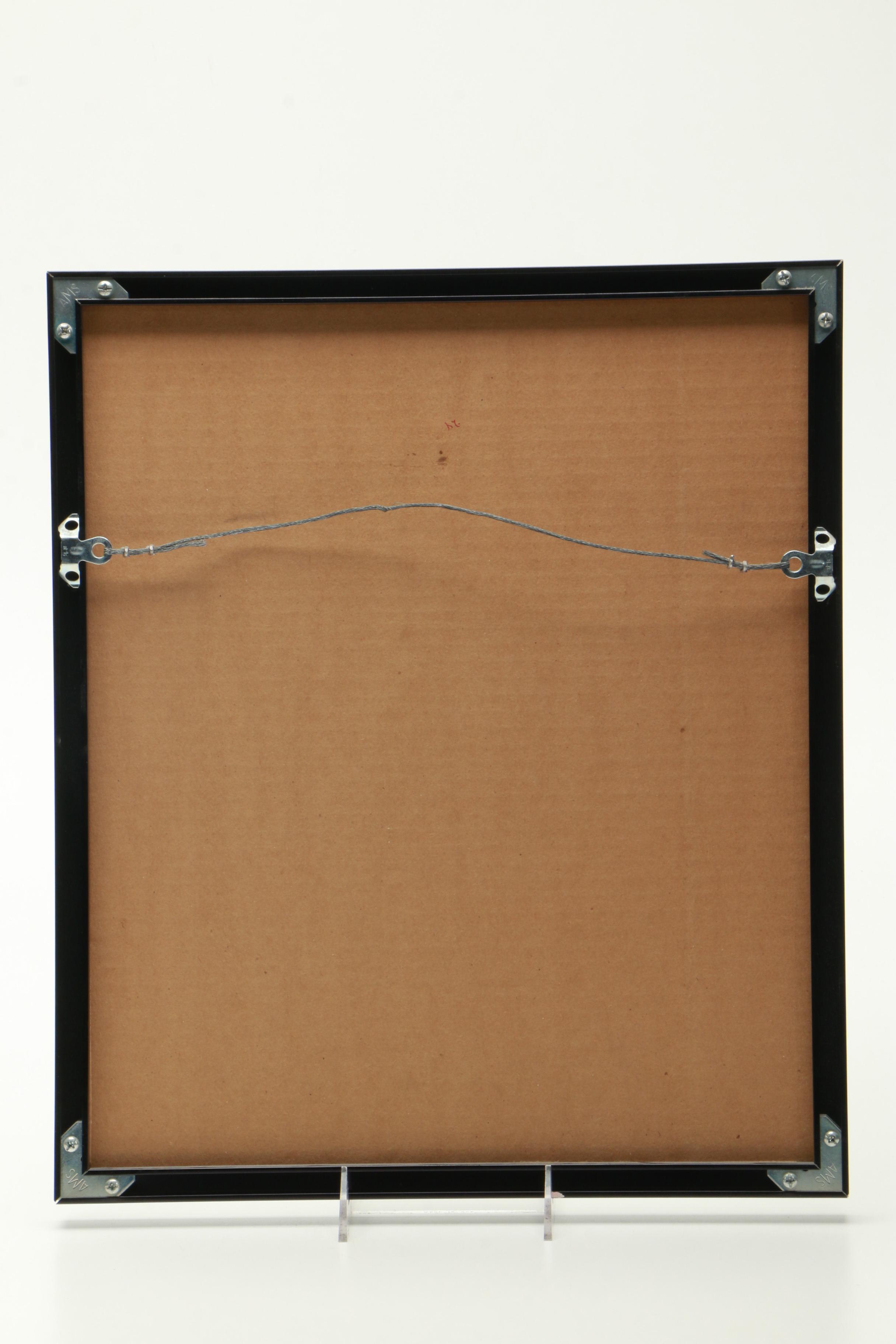 Edward Gorey Limited Edition Reproduction Print "Gorey Theater Dance"